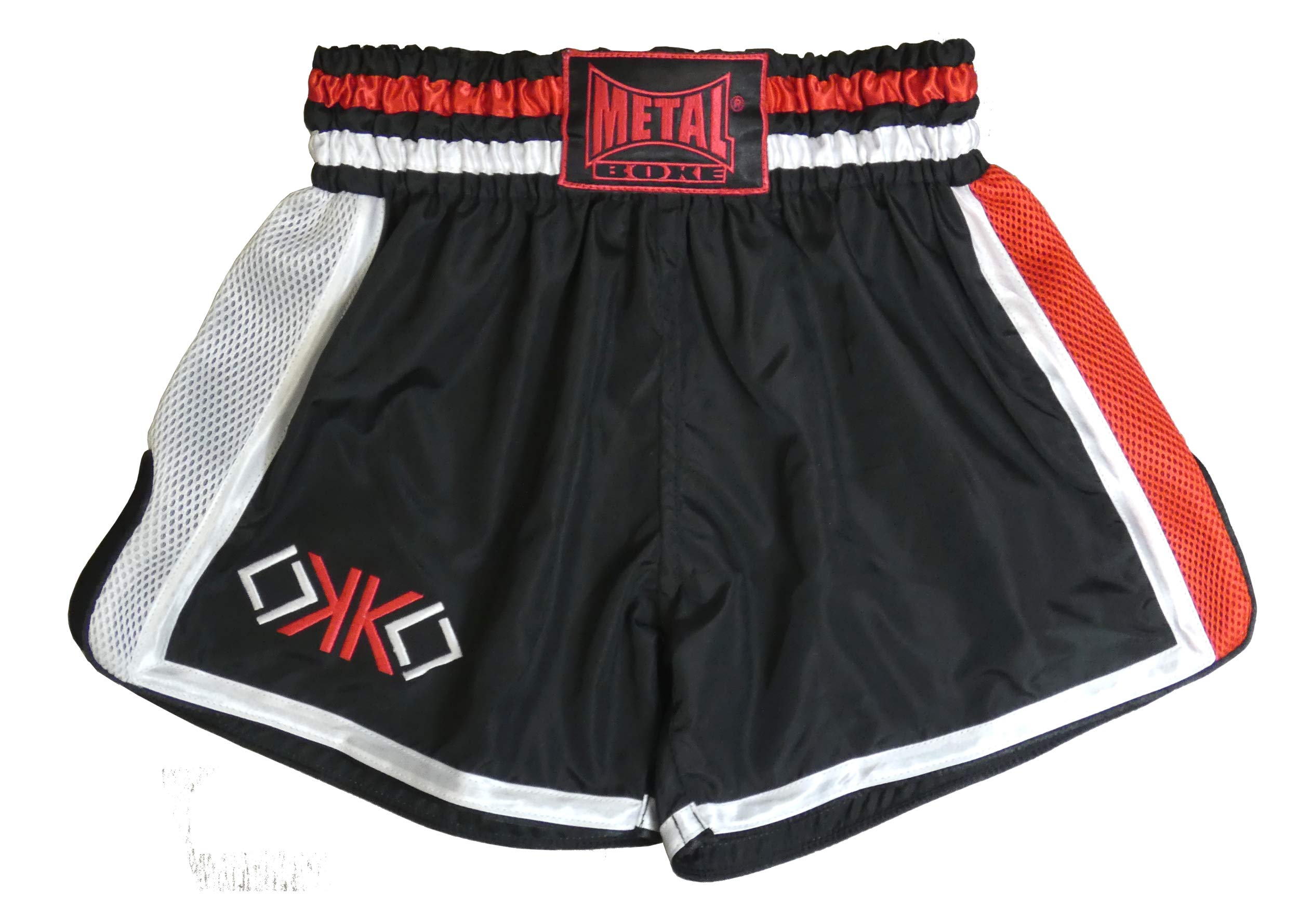 Metal Boxe Unisex Schwarz Short Thaï Oko Noir S