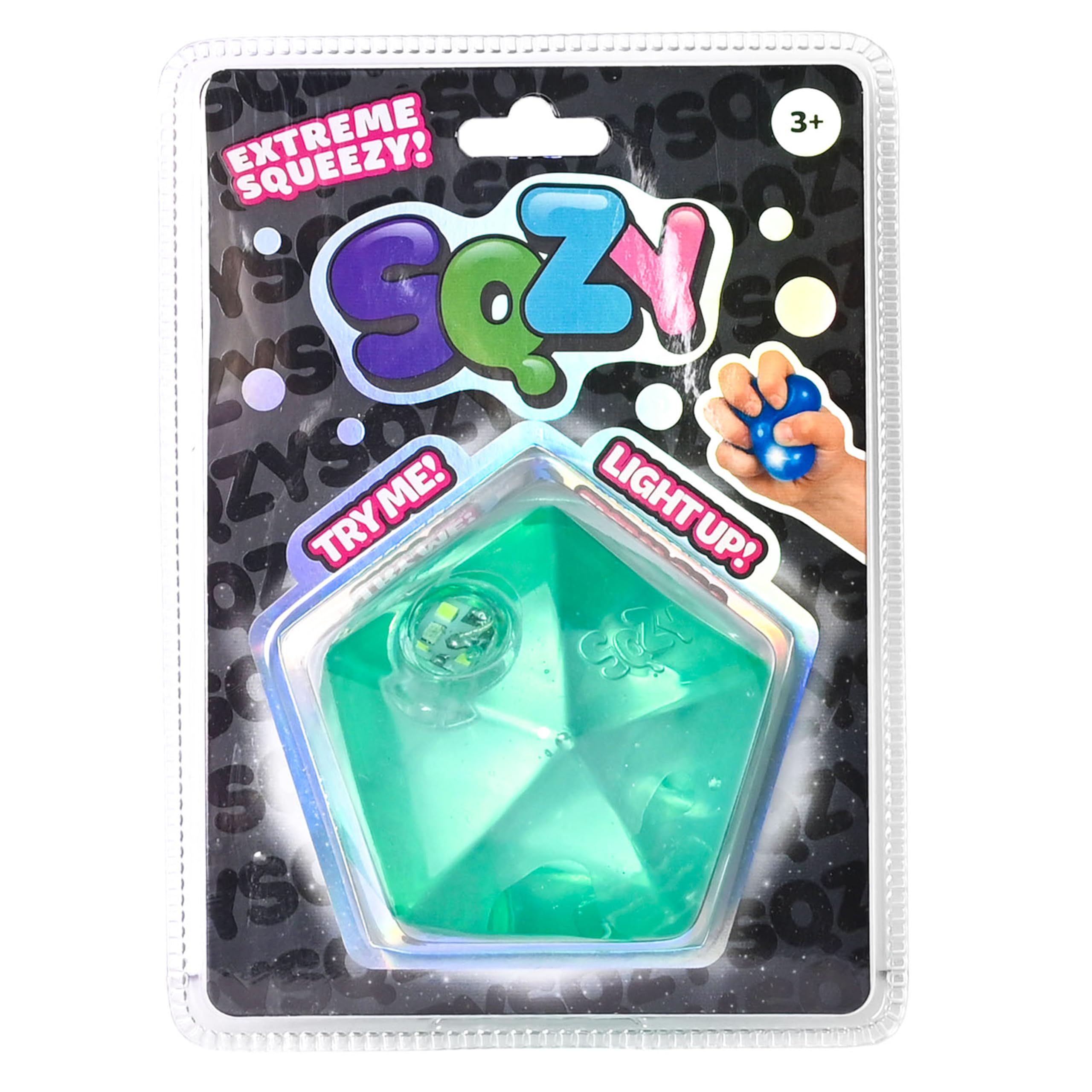 Amazon.com: SQZY Light Up Squishy Gel Gems Decahedron Fidget Toy