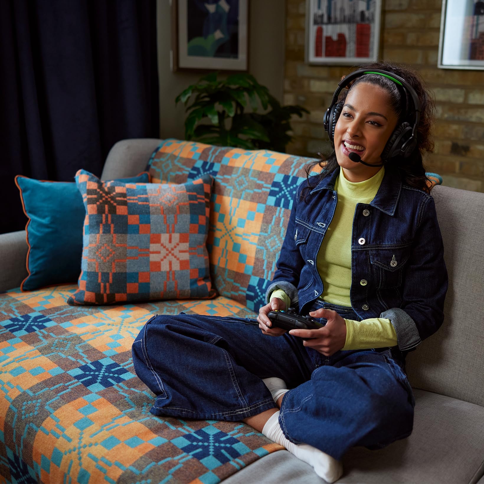 JBL Quantum 360X, Casque gaming sans fil bluetooth pour consoles, son signature Quantum JBL, 22 heures d'autonomie, Noir