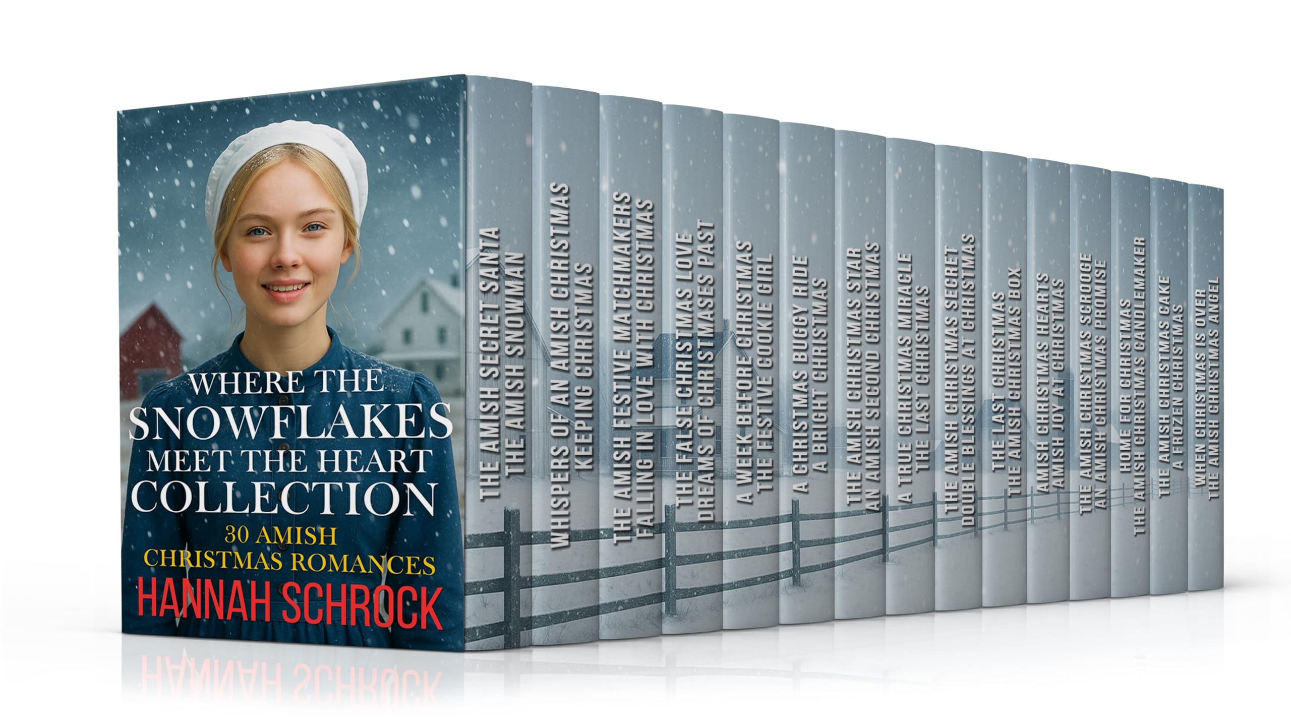Where The Snowflakes Meet The Heart Collection: 30 Amish Christmas Romances