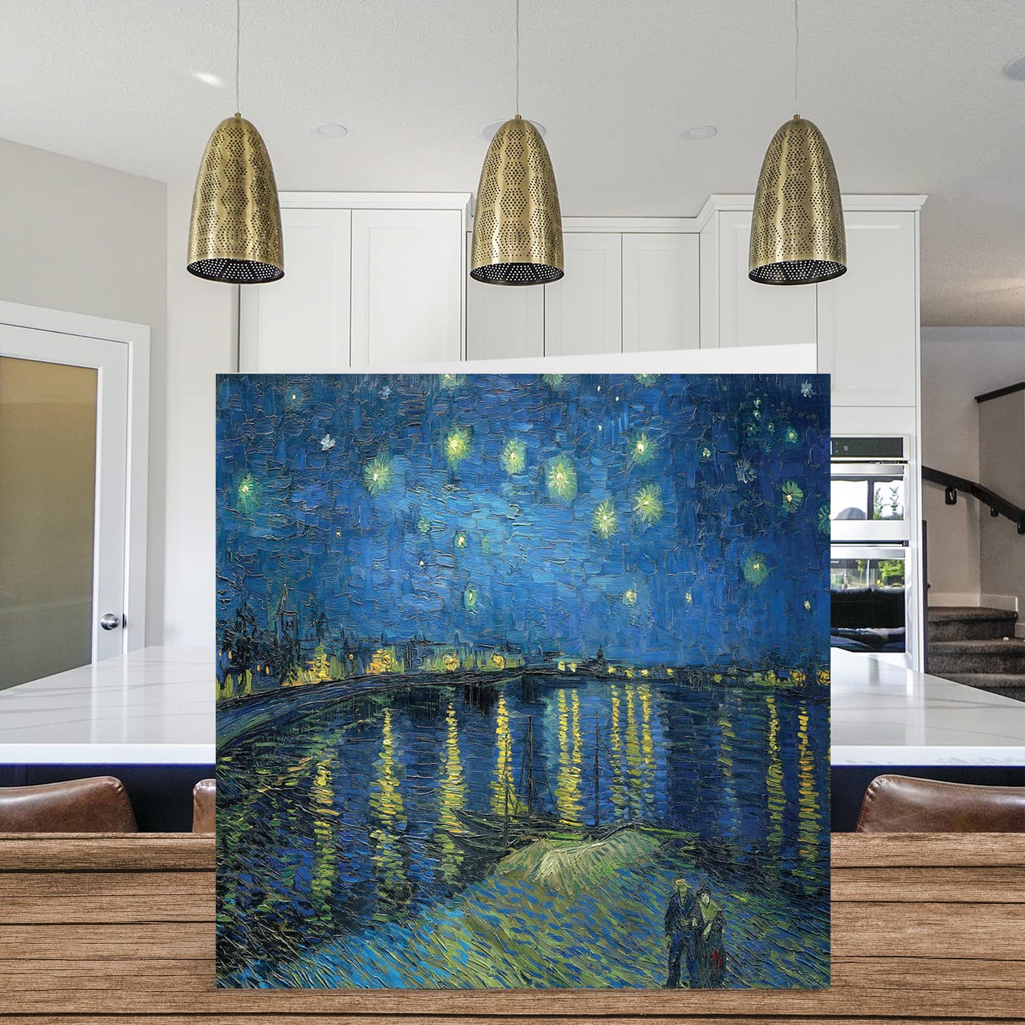 Amazon.com : Classic Art Van Gogh Cards for Women Men - Stars Over
