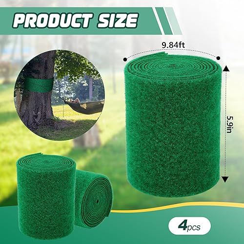 Miniatura 2 de Kit de protectores de árbol para Slacklines, protector de tronco de árbol, protector de árbol, envoltura de fieltro antideslizante para árbol al