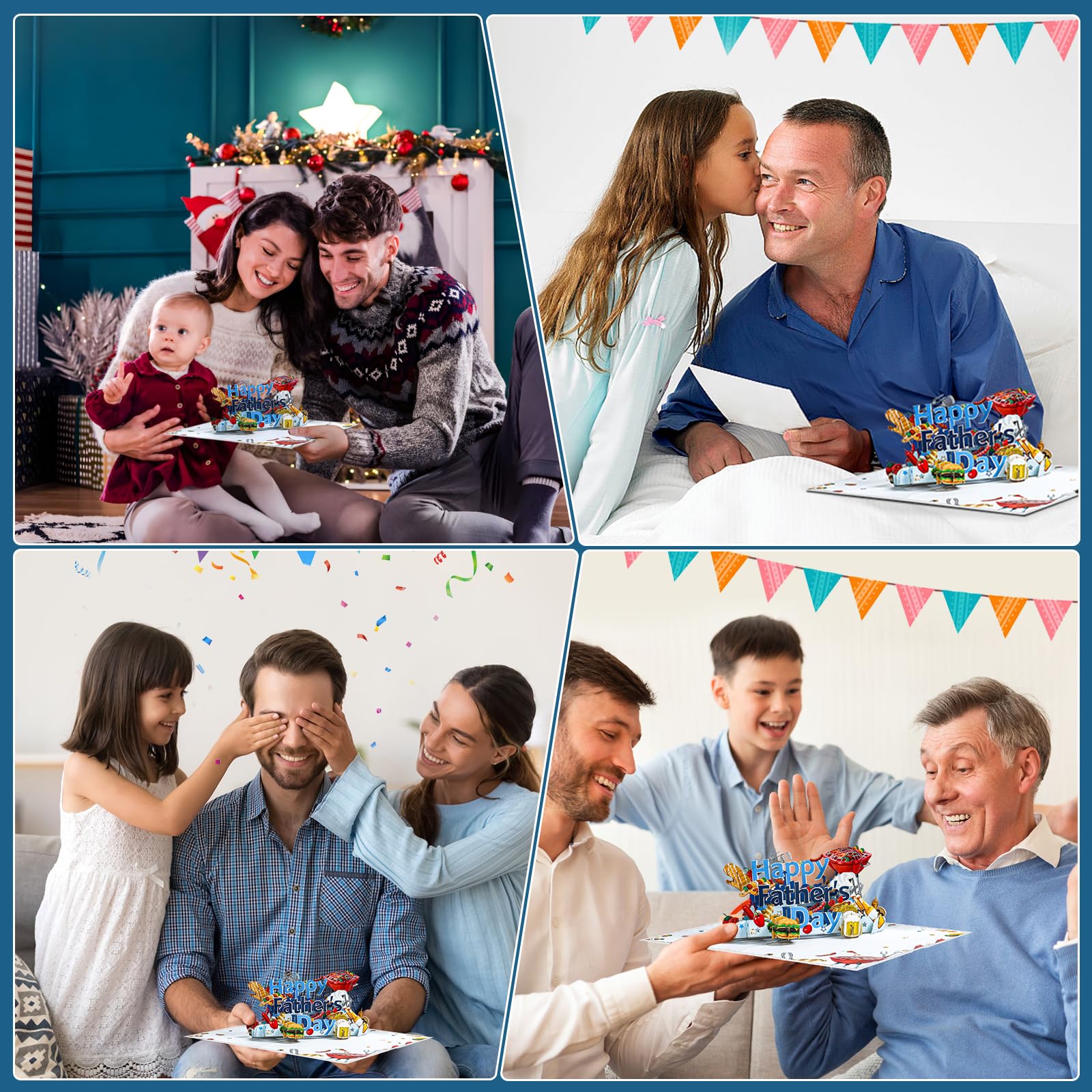 Fathers Day Card, Funny Pop Up Step Dad, Cooking-Style, 7"x5" - Image 4