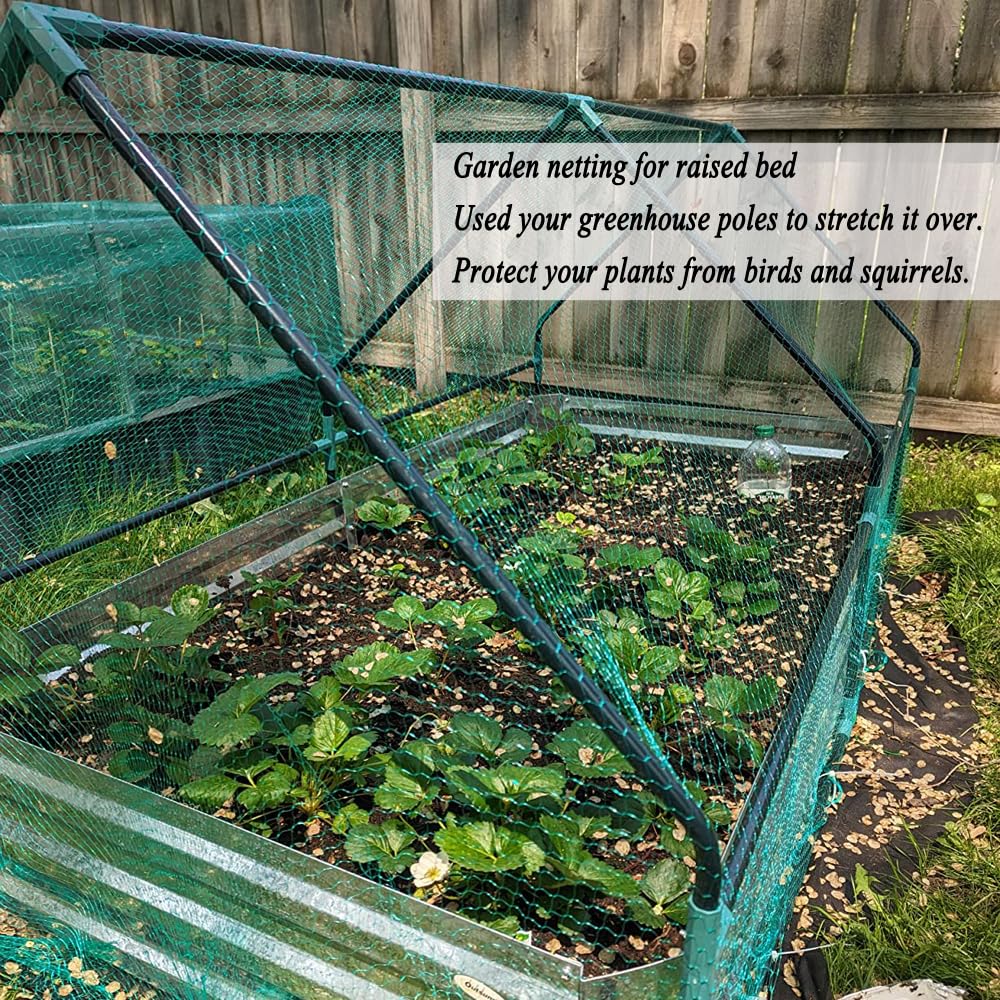 Vocray Garden Netting 2x30M, Bird Netting for Garden Plants 1 Cm Fine Mesh Netting Veg Protection - Image 3