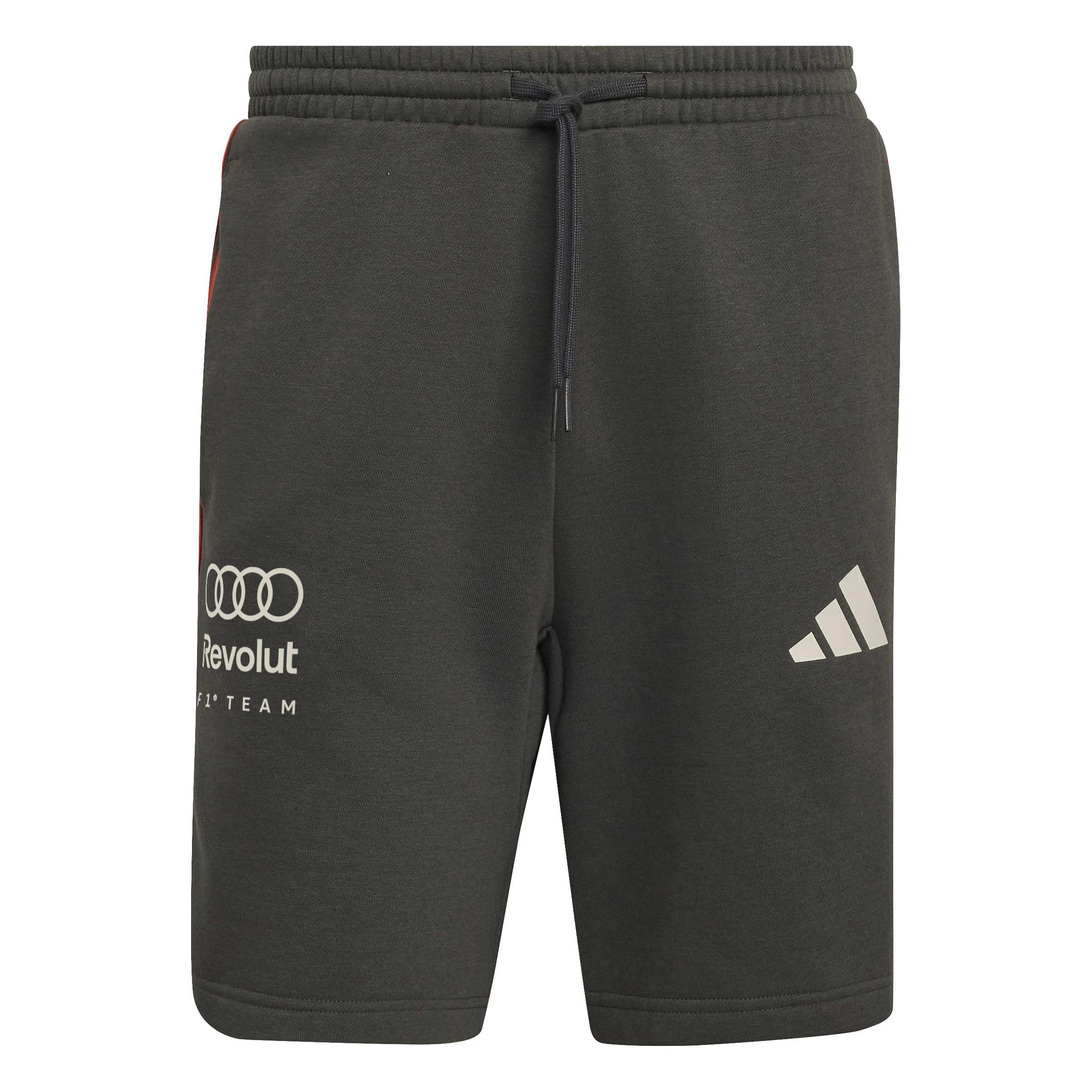 adidas Men's Audi Formula ONE Team DNA Short, Utility Black, XXL