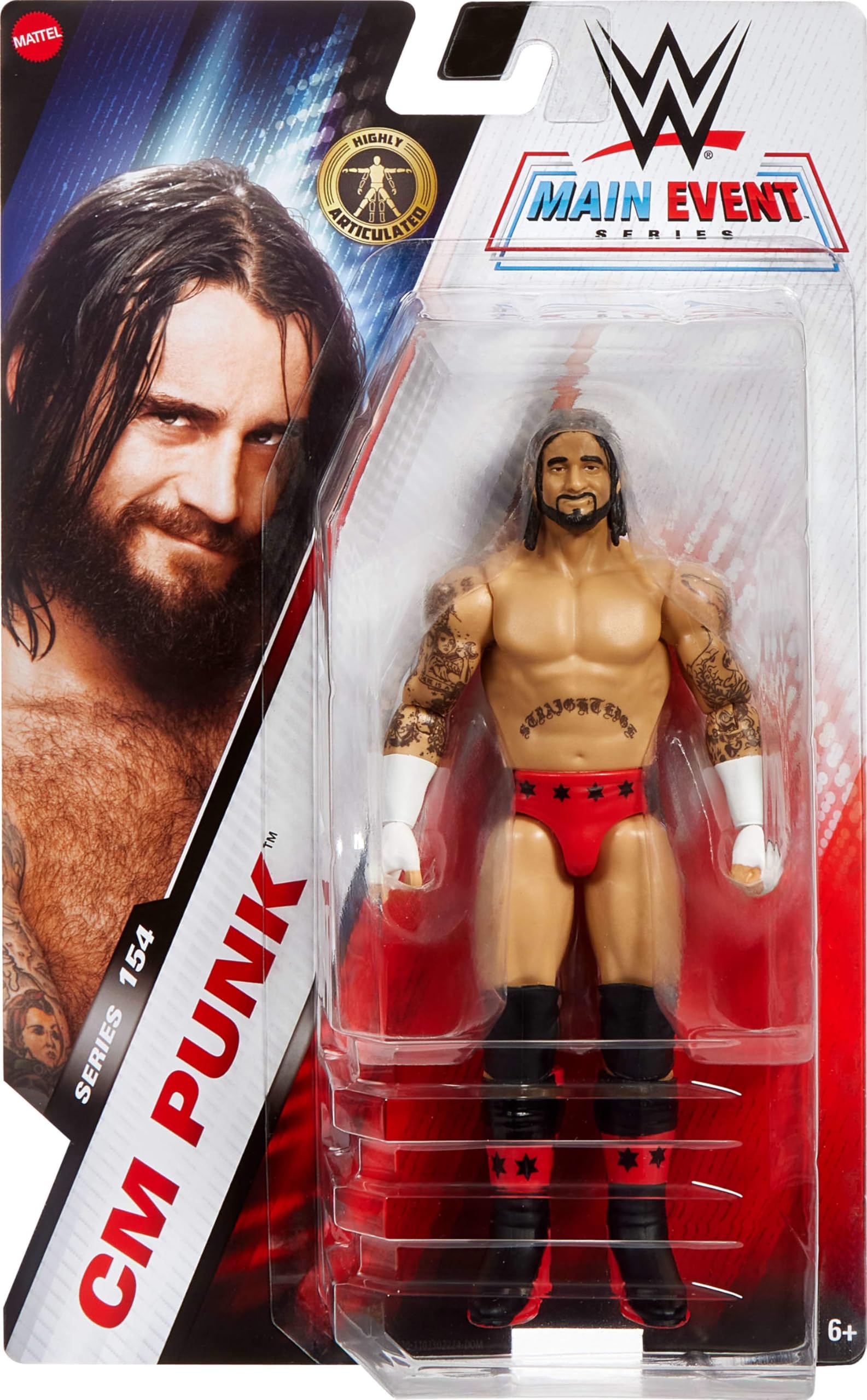【激レア】 マテル WWE CMパンク フィギュア Amazon.com: Mattel WWE Top Picks Elite Action Figure