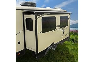 RecPro Black 12' Camper Slide Out Awning Kit