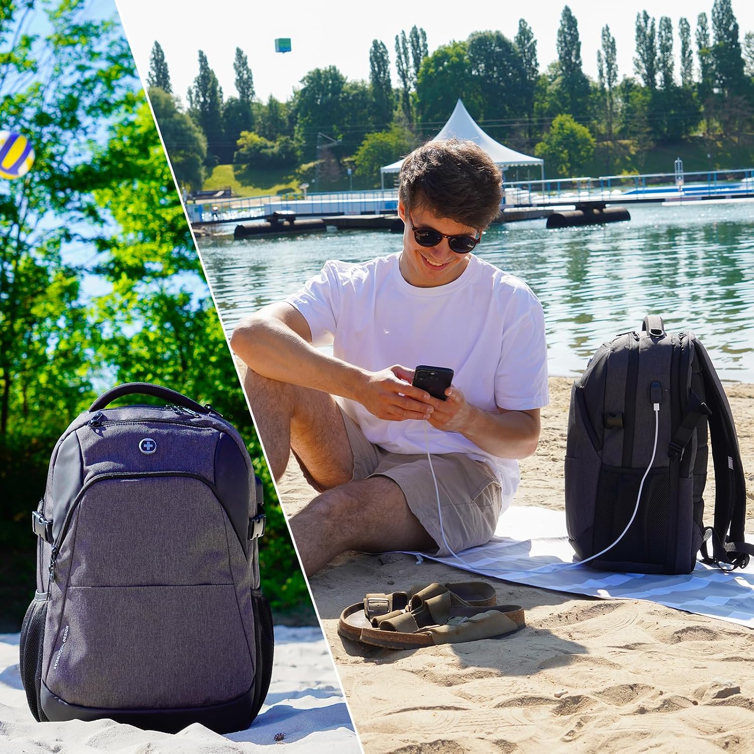  Design Backpack for Men & Women Fit 17 Inch Computer SD1671-02 thumbnail