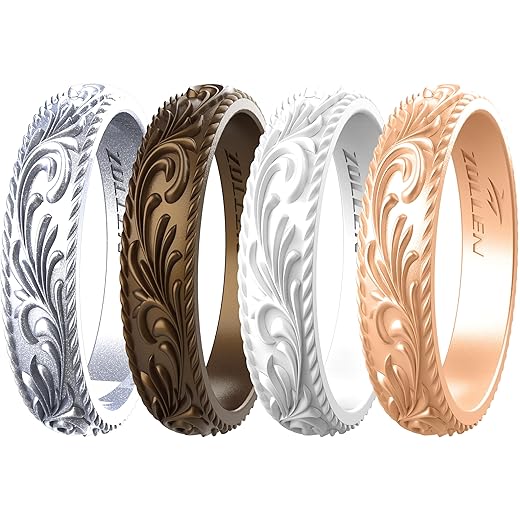 Zollen Silicone Wedding Rings
