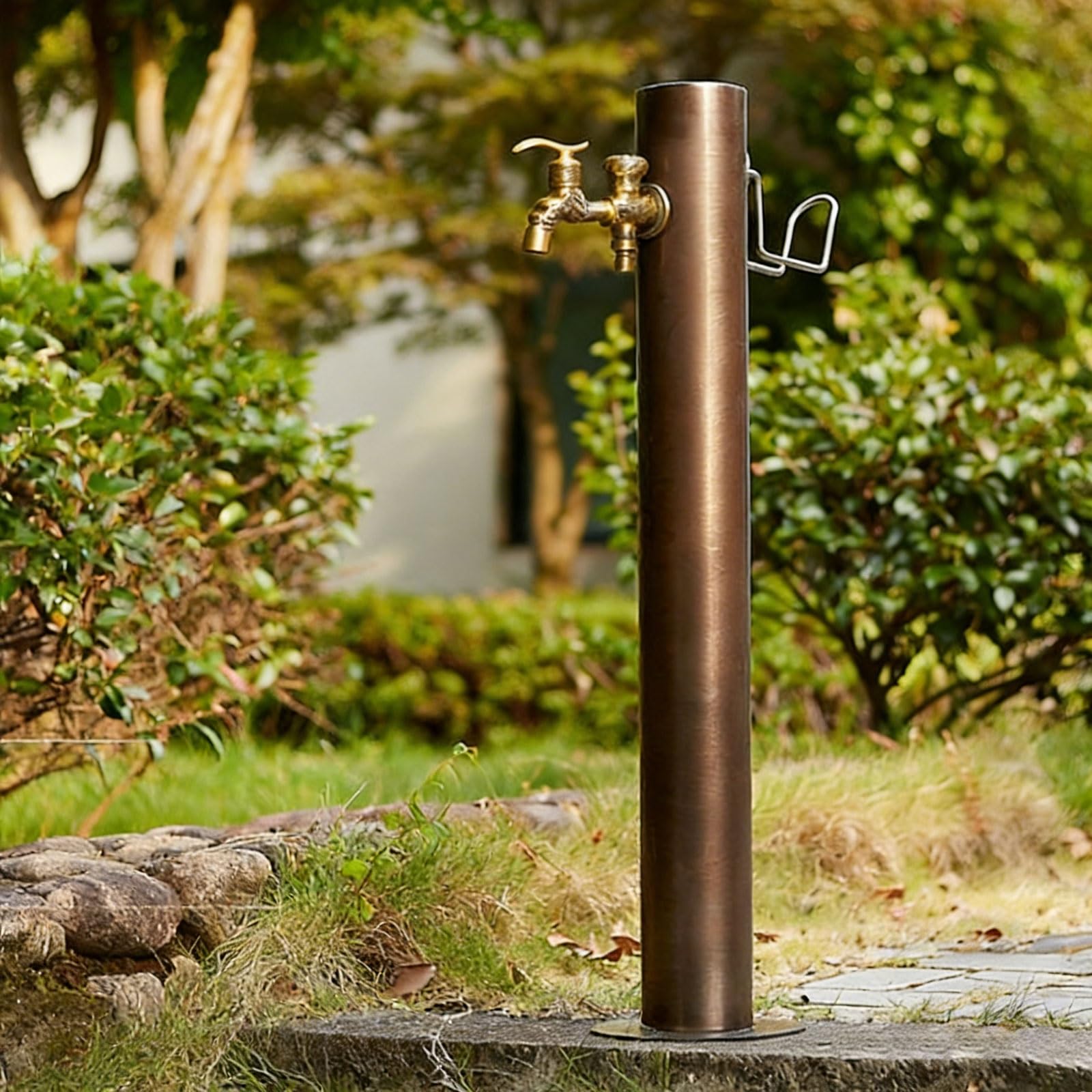 XDLEDMKIZ Freestanding Vertical Garden Water Column, Floor Mounted Hydrant Water Tap for Garden Irrigation and Washing