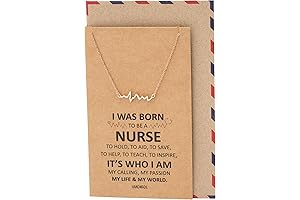 EKG Heartbeat Necklace: An Essential Adornment for Caring Nurses