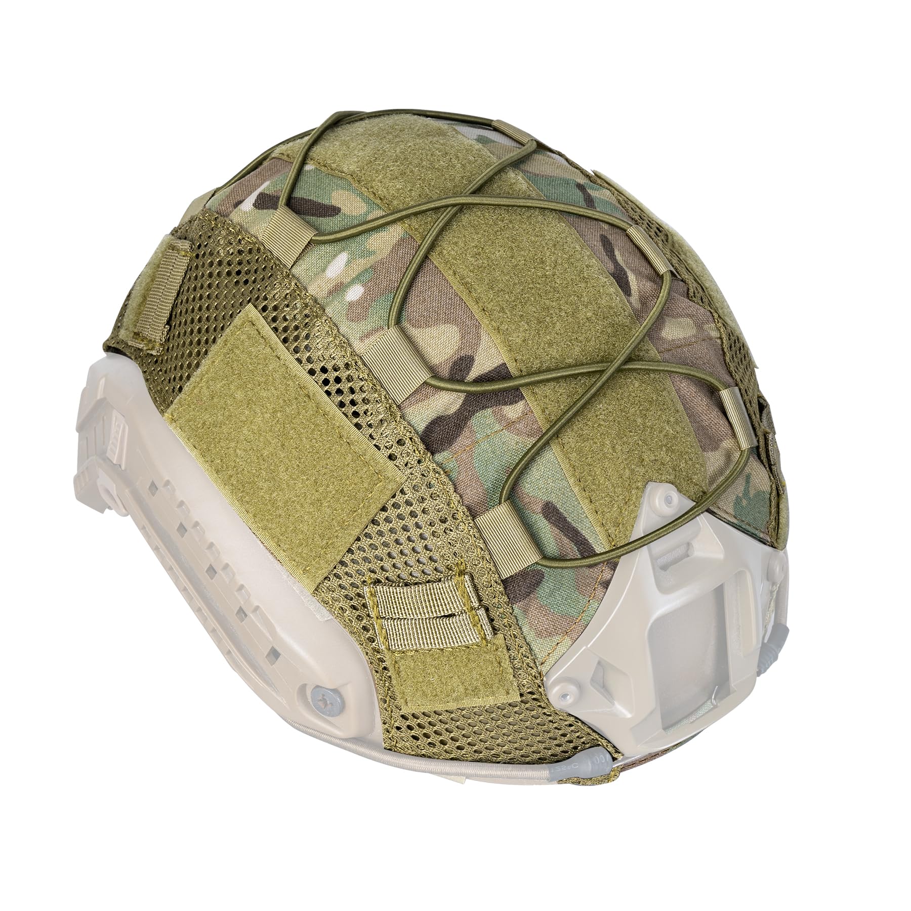 IDOGEAR OUTDOOR Tactical Helmet Cover for Fast Helmet camo Cover for Size M/L Airsoft Helmet, Paintball Hunting Milsim