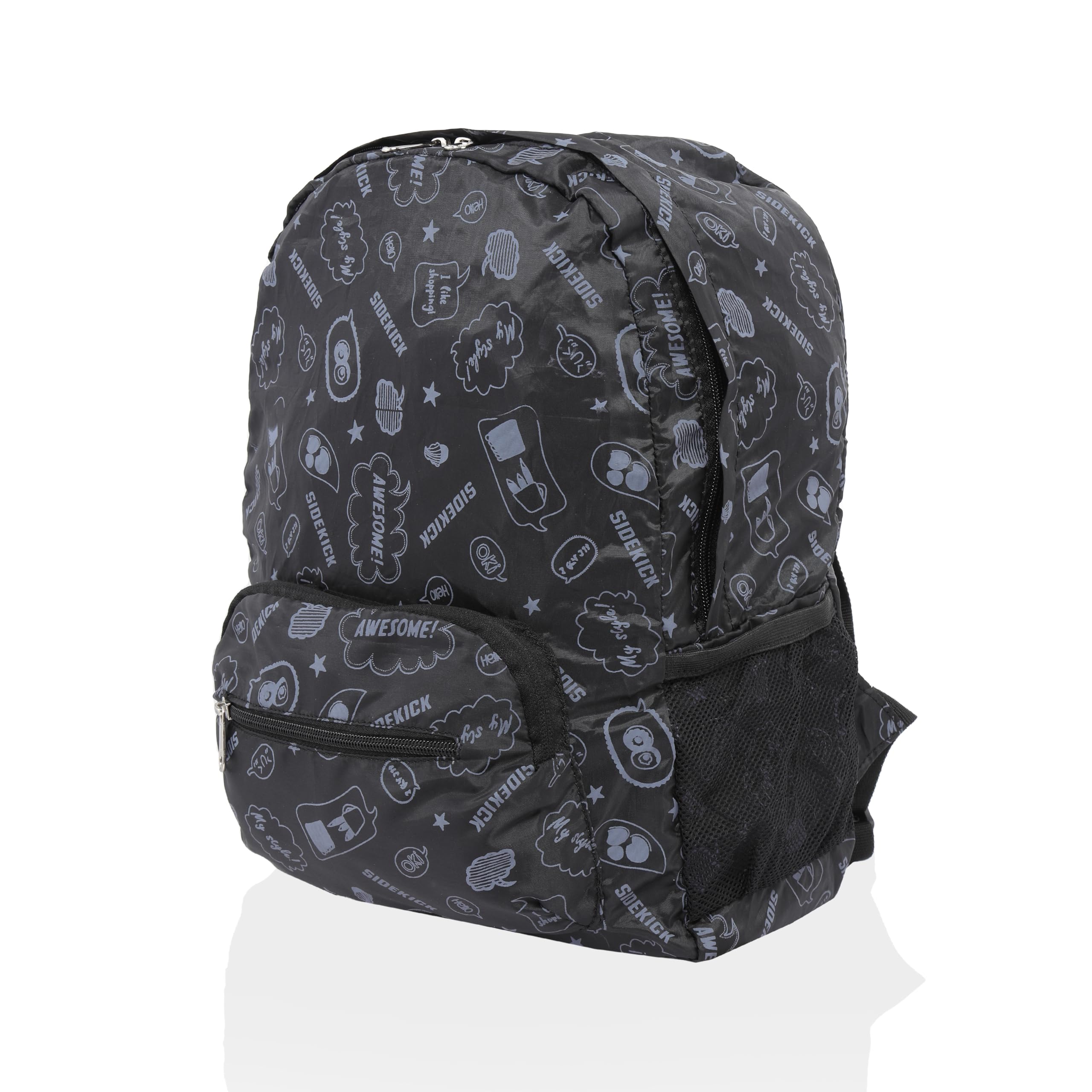 20 Litres Sidekick Foldable Lightweight Water Resistant Backpack Foldable Travel Bag For Camping Trekking Travel Biking And Gifting-image-15
