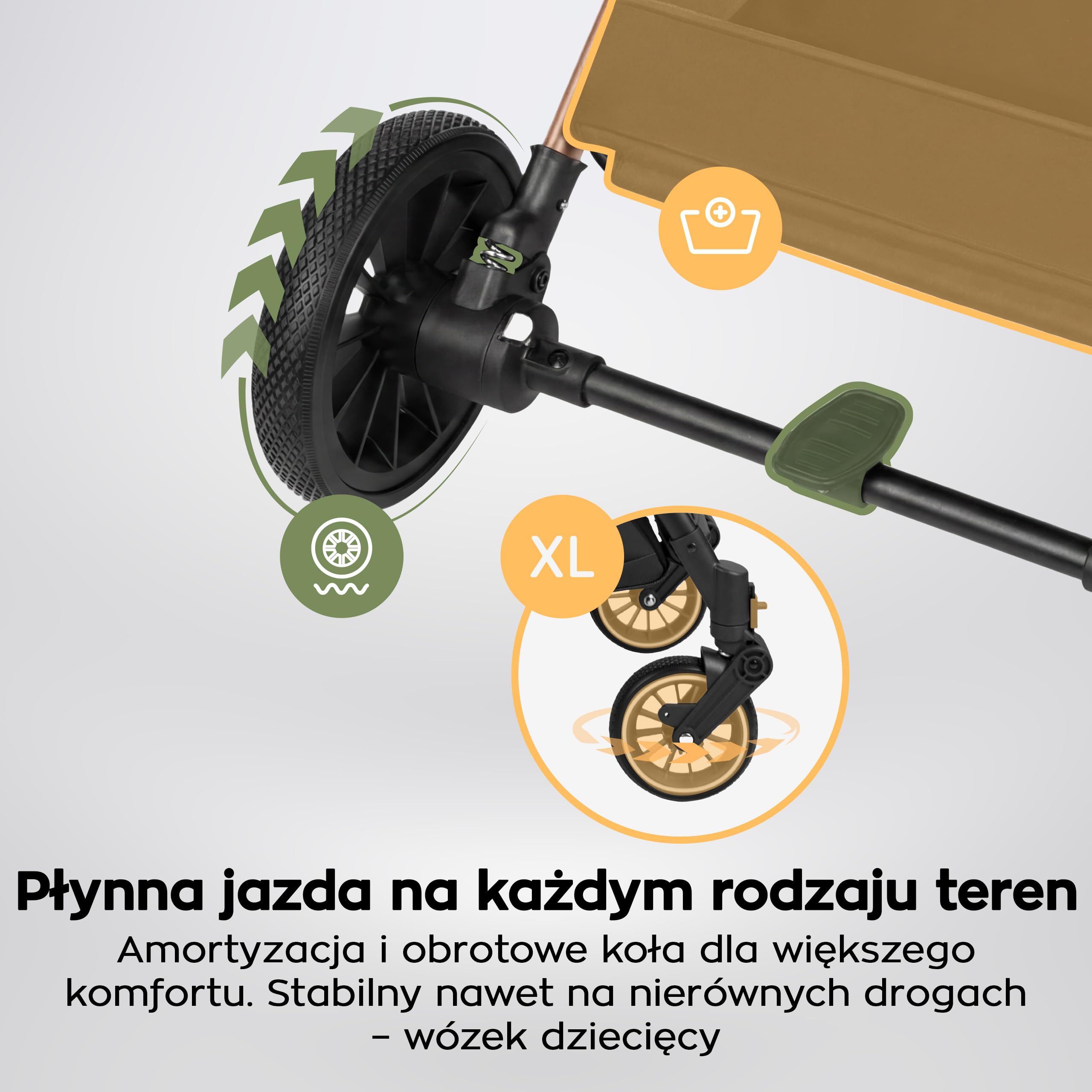 TULANO Lagos 35 wózek dziecięcy, mały, składany – wózek podróżny