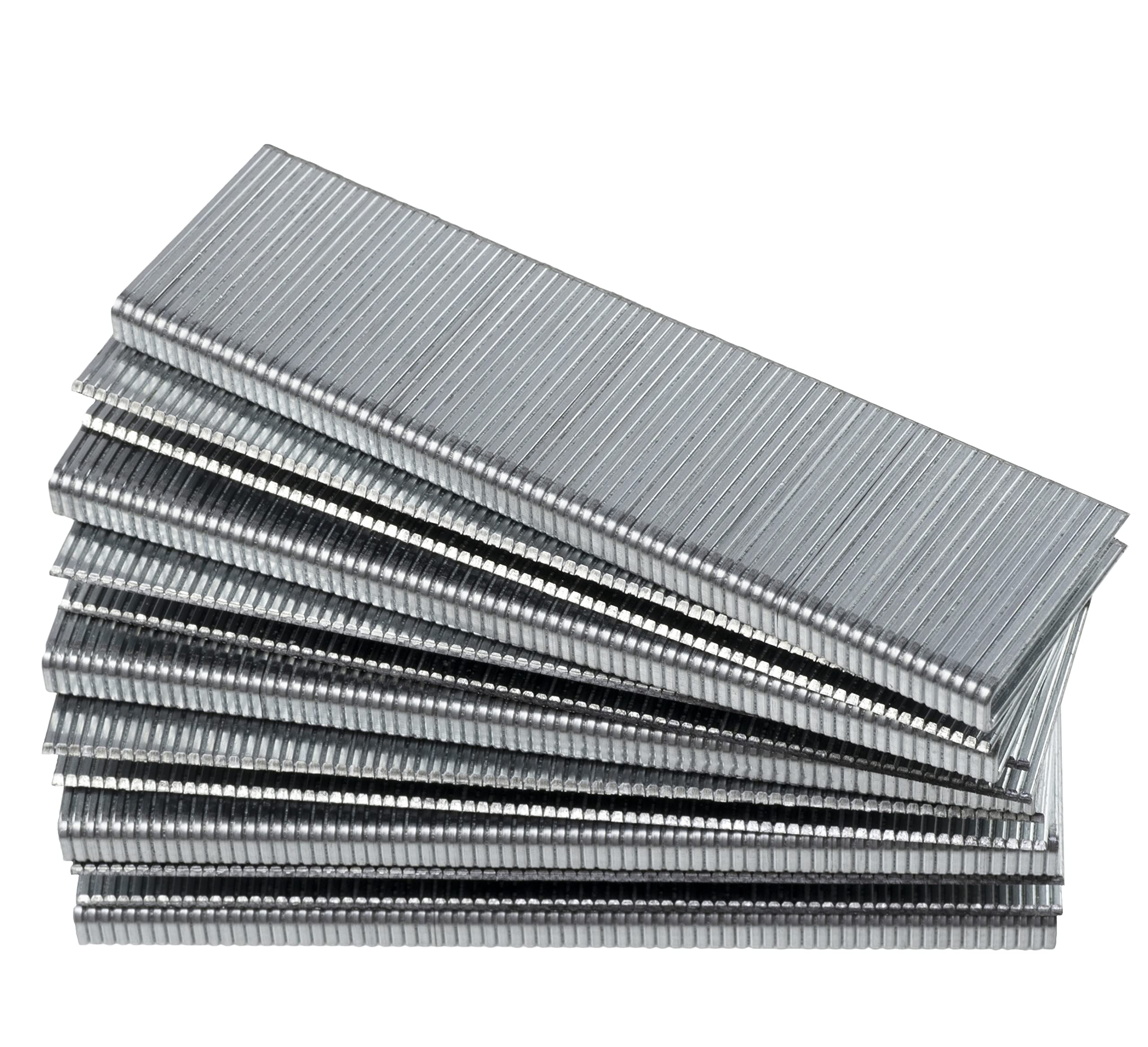 AERZETIX - C58773 - Lot de 2500 agrafes à couronne étroite - 25x5.7x1 mm - pour agrafeuse cloueuse pneumatique GA18 - accessoire d'agrafage bois meuble tapisserie menuiserie - en acier