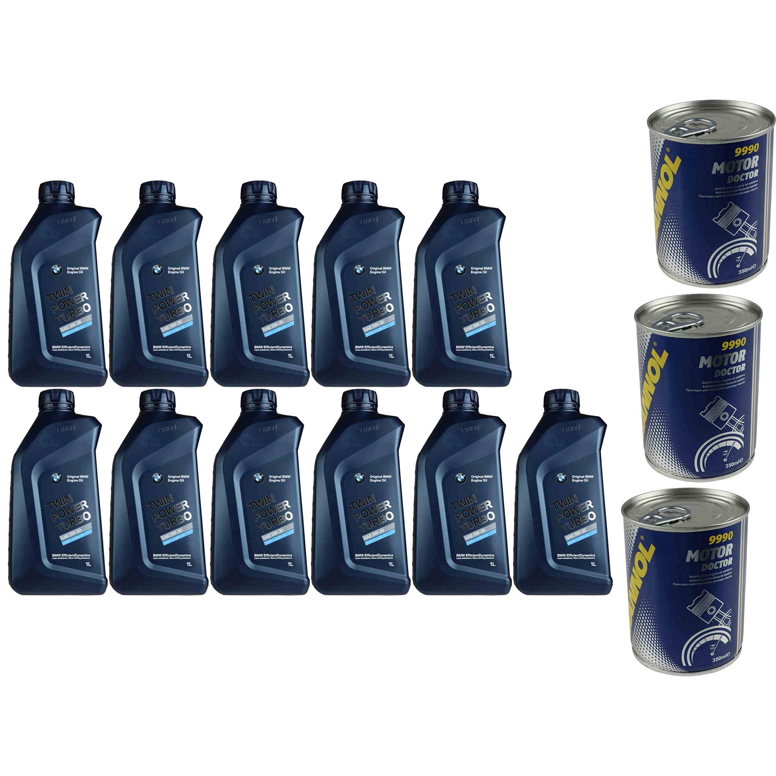 11L Aceite de motor original 5W-30 Longlife 04 Twin Power Turbo 3 x Motor Doctor