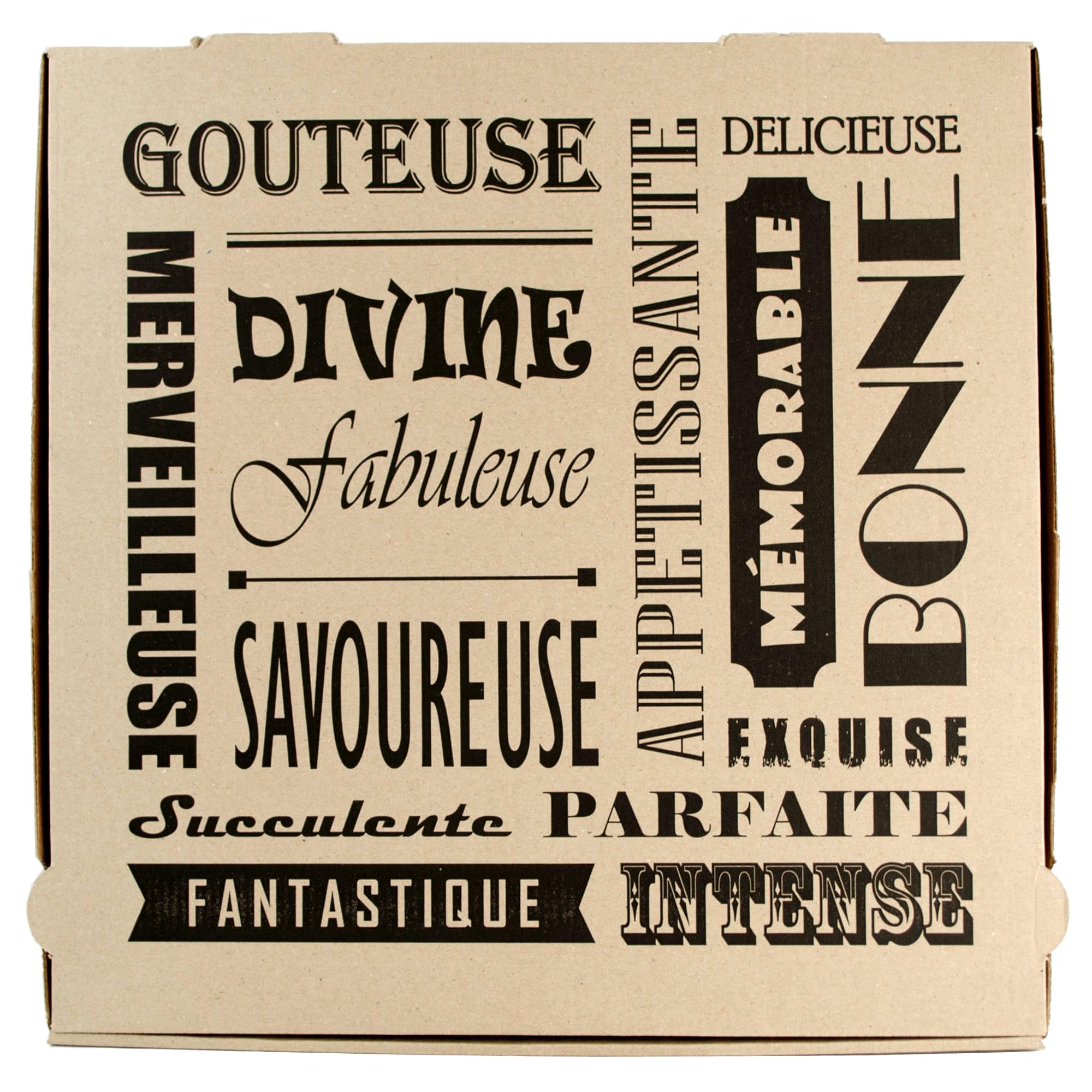 Générique Boite à Pizza - Green Box (33x33x4 cm)