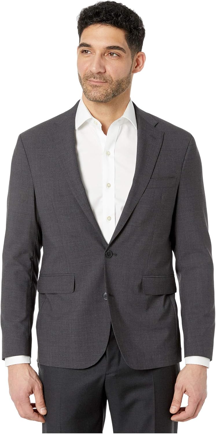 Cole Haan Men's Slim Fit Stretch Suit Separates-Custom Jacket & Pant Size Selection at  Men’s Clothing store