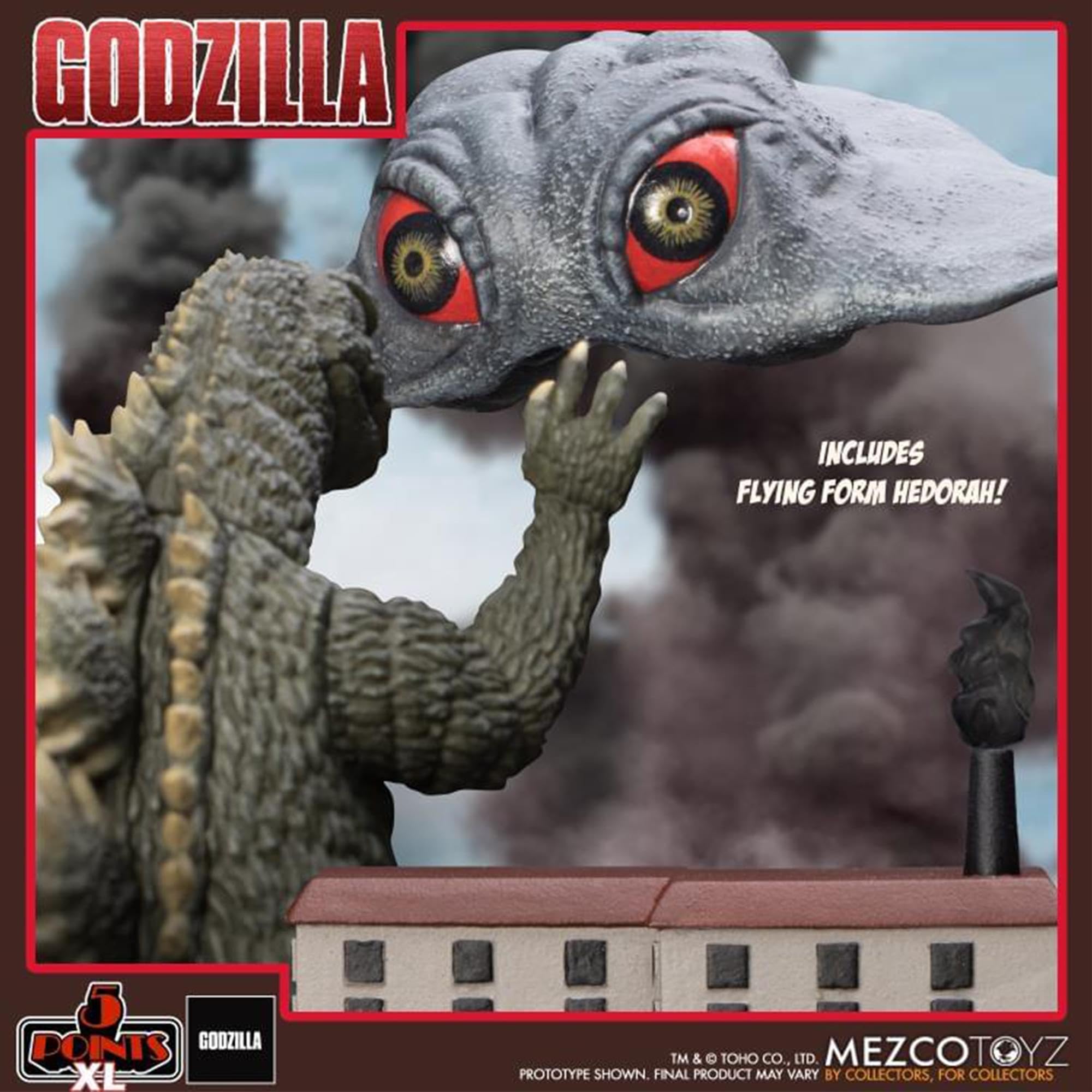Amazon.com: Mezco - 5 Points XL Godzilla vs Hedorah Boxed Set