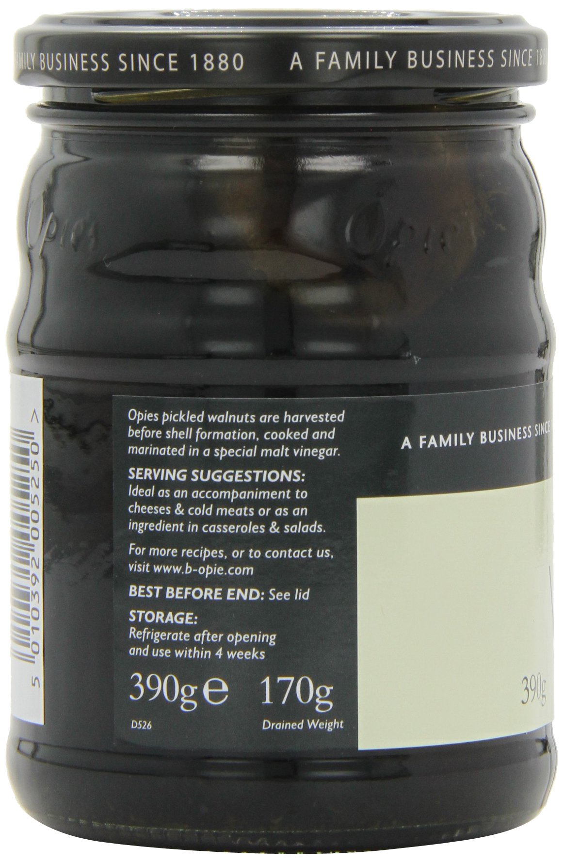 Opies Eingelegte Walnüsse In Der Malz-Essig 390G Packung Mit 3