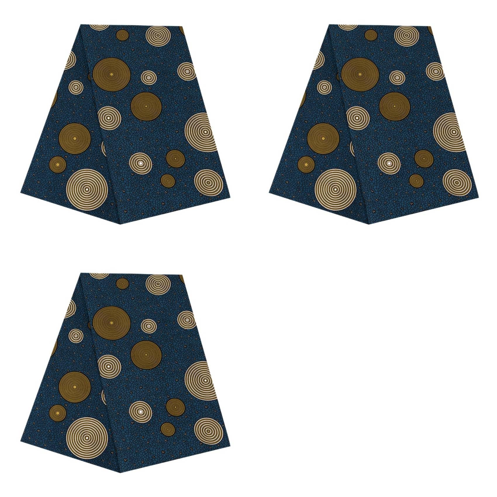 Tissu africain de qualité supérieure wax imprimé 6 yards pour tenues de gala