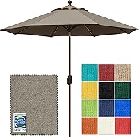 Vista 61 de EliteShade Paraguas de mercado para patio, sombrilla de mesa al aire libre con ventilación y 10 años que no se decolora
