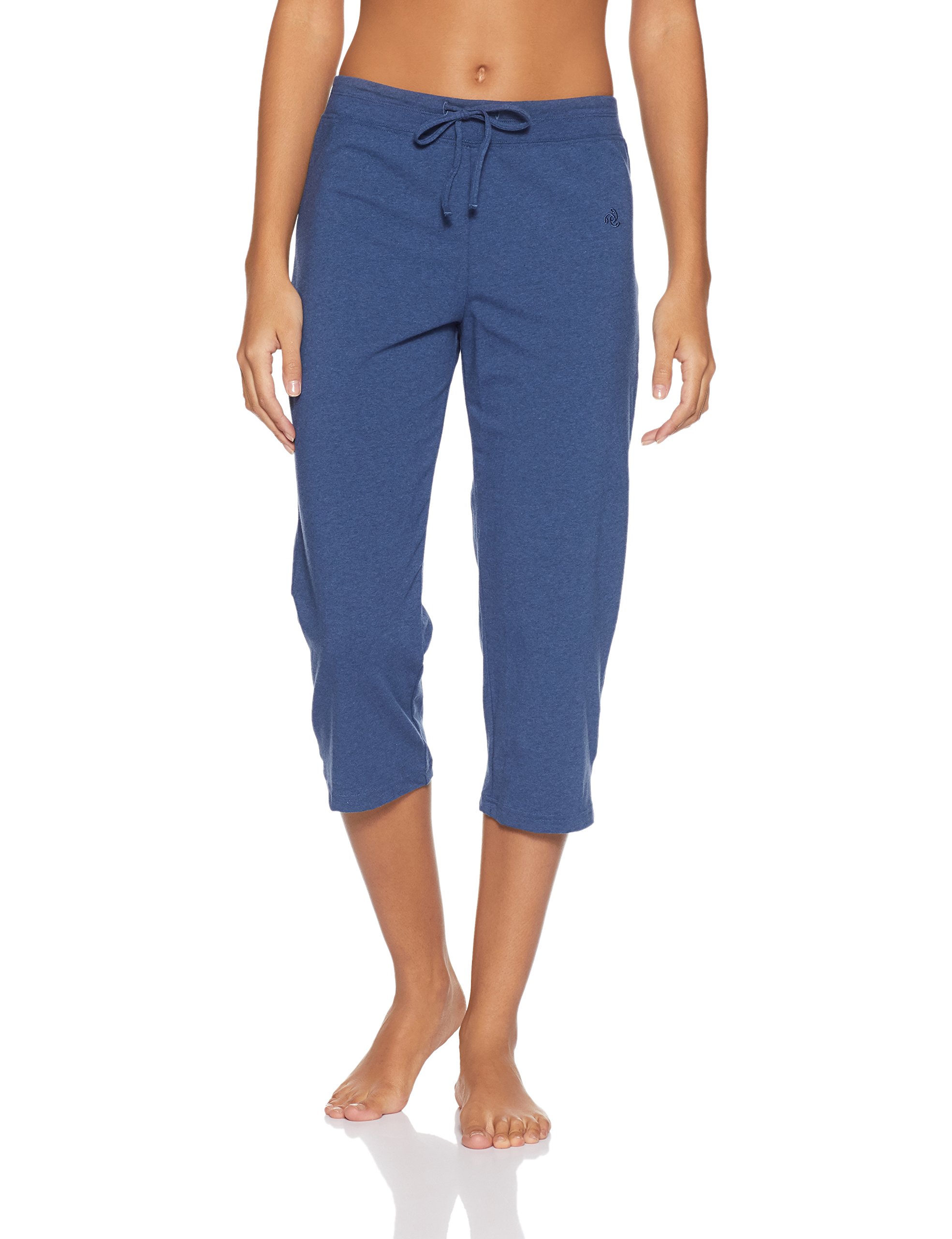 jockey Women's Slim Fit Cotton Capri Pants (1300-0105-VDMEL_Blue_Medium_Blue_M)-picture-14