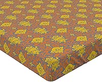 Vista 120 de Ambesonne - Sábana bajera ajustable multicolor, en colores y tres tamaños Azul y gris