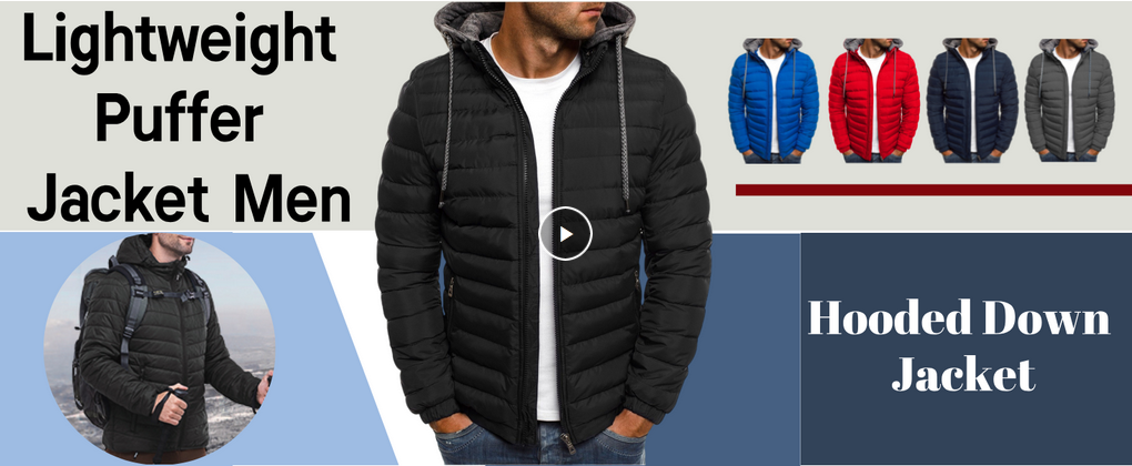 Chaqueta De Algodón Para Hombre Con Capucha - Abrigo Ligero De Invierno, Cremallera Completa, Puños Elásticos, Ideal Para Exteriores, Senderismo Y Uso Diario