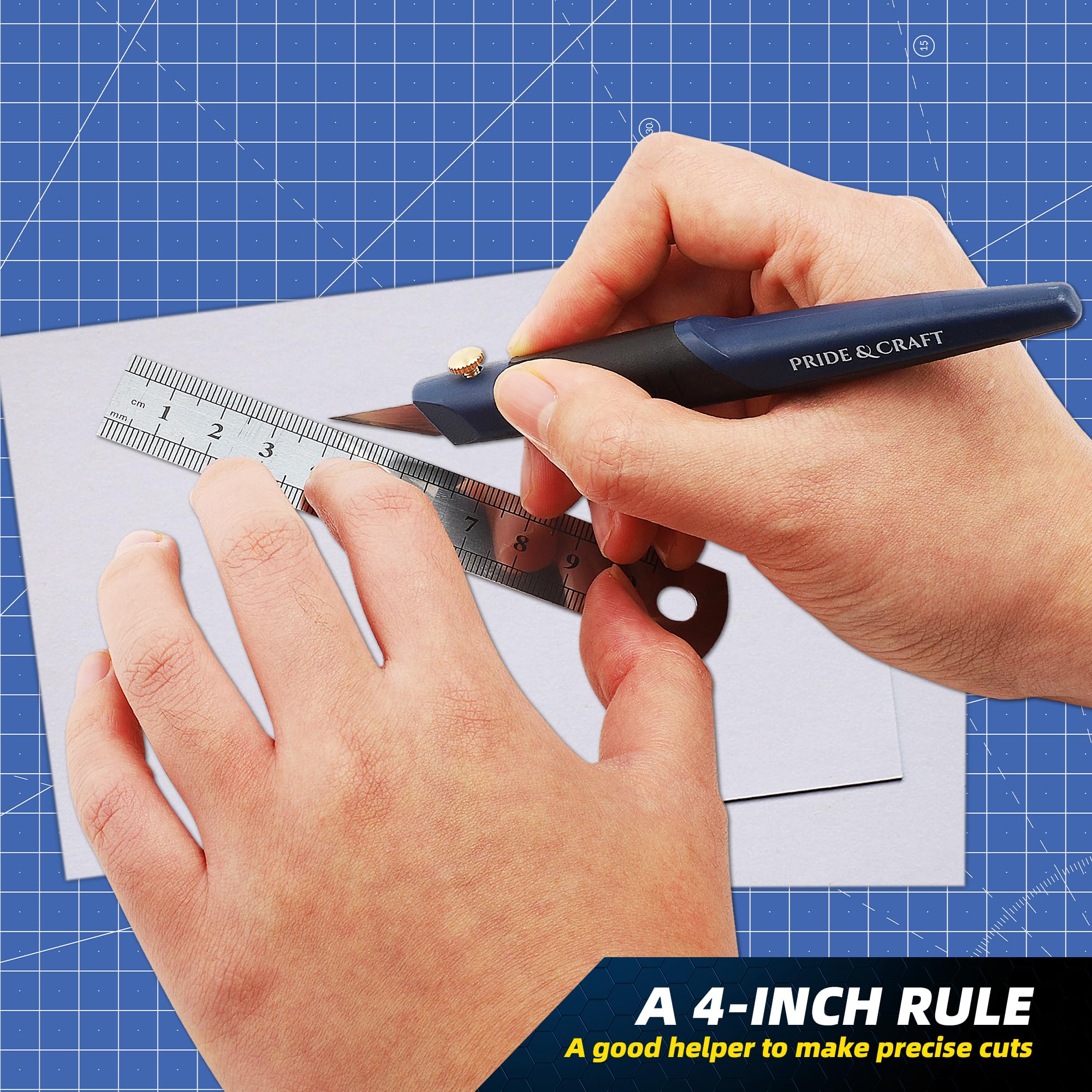 31-Piece Hobby Knife Set - Precision Crafting Blades -5