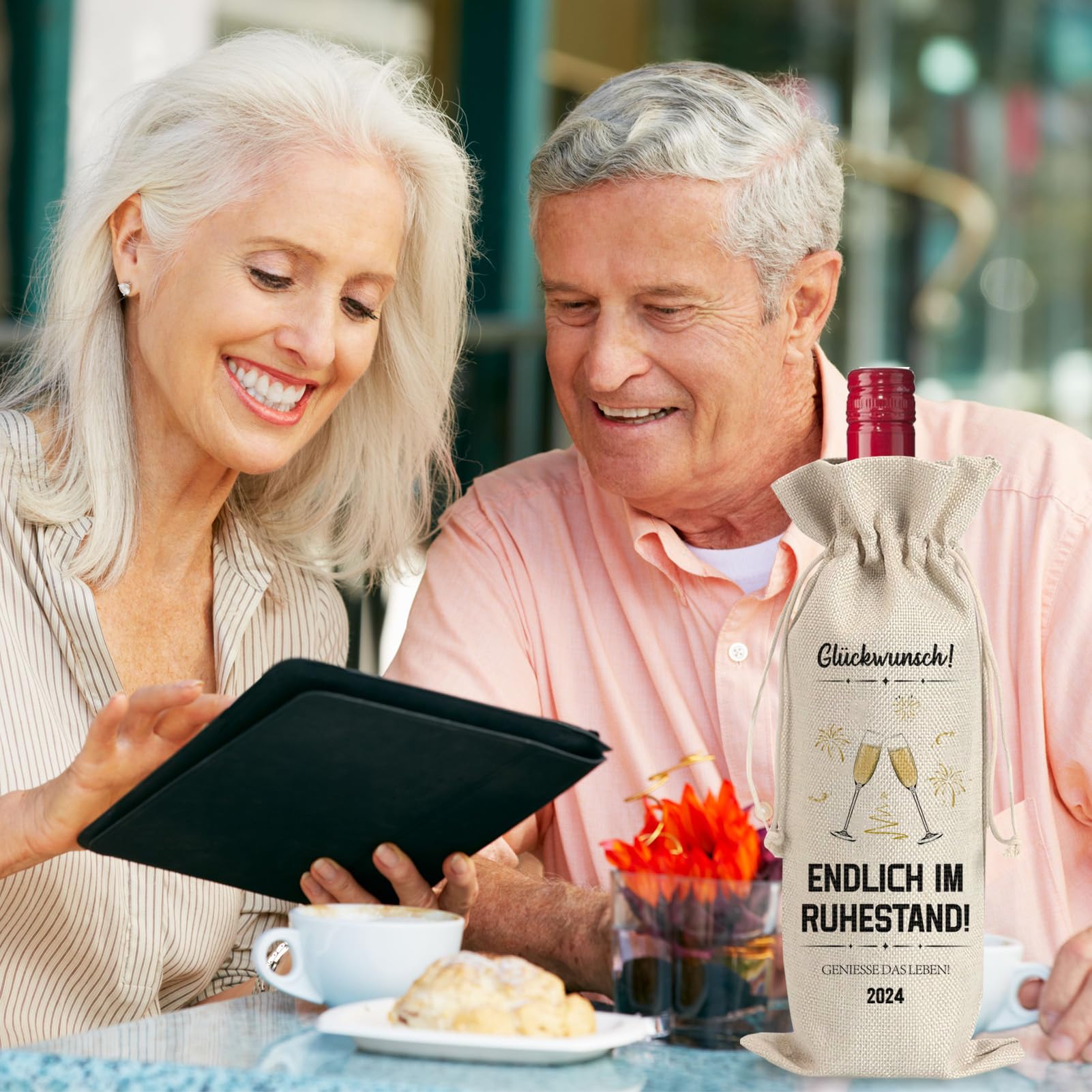 Etiquette Bouteille De Vin Personnalisée Pour Départ En Retraite Collègue De Travail | "Officiellement à La Retraite 2025" - France