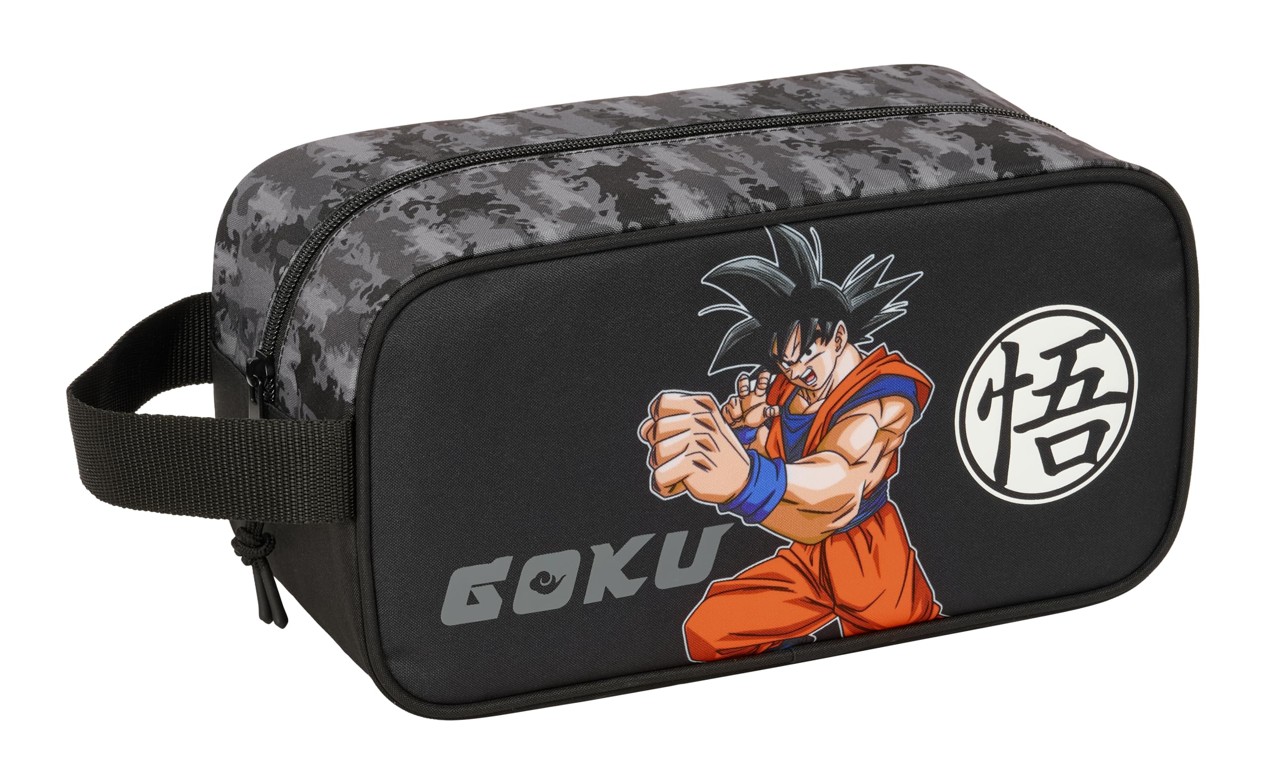 Dragon Ball – Medium Shoe Rack, Multipurpose, Pencil Case, Sport, Extracurricular Shoes, Football, Comfortable and Versatile, 29 x 14 x 15 cm