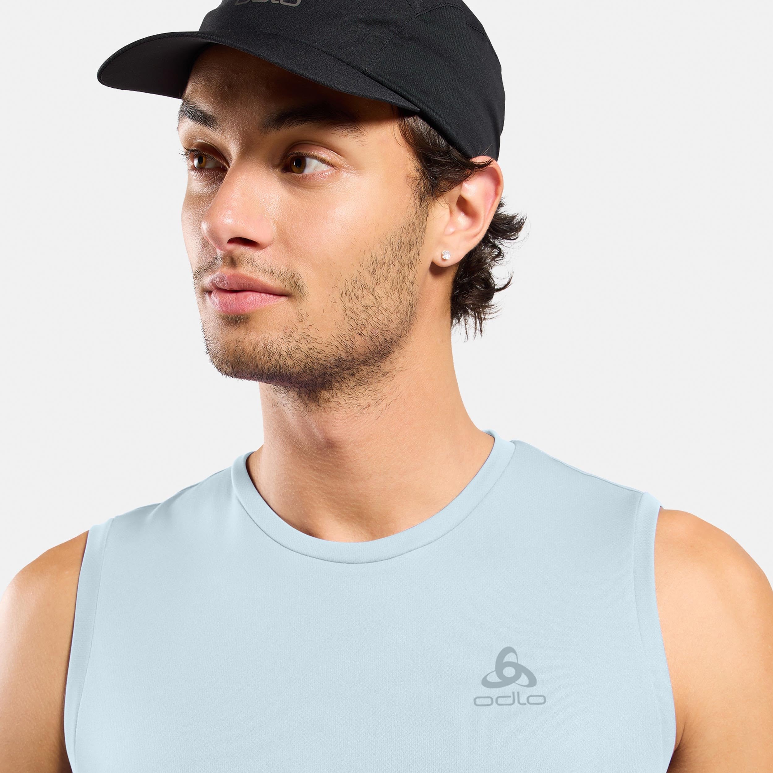 Odlo Essential Lauftop Herren hellblau - Baby Blue L