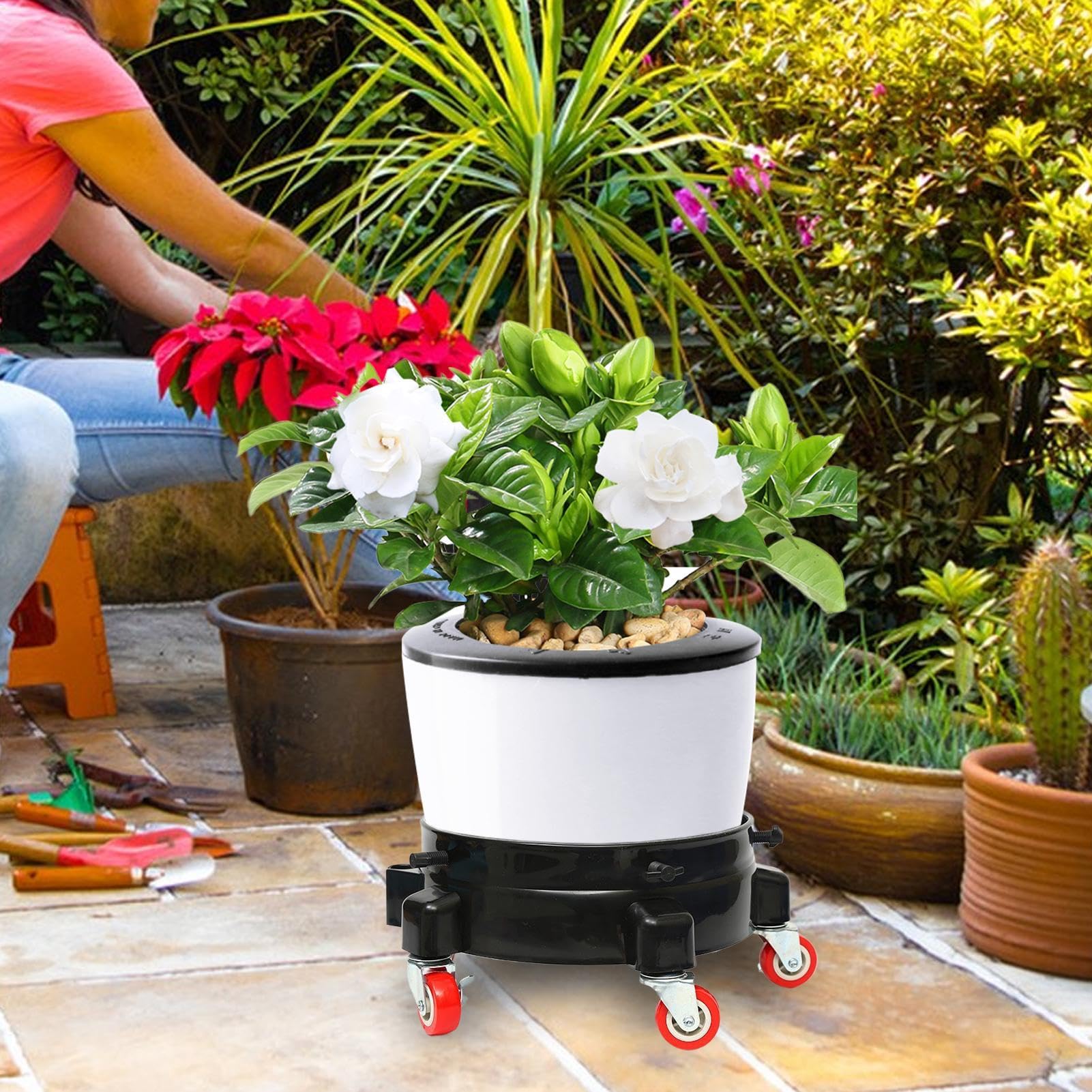 Portacubo 18,9 L Soporte Multifunción para Cubo de 19 L | Accesorios para Lavado Coches Compañero de Balde para Sellado, Lechada, Alimentos, , Grasa, Albañilería, Pintura y Lavado de