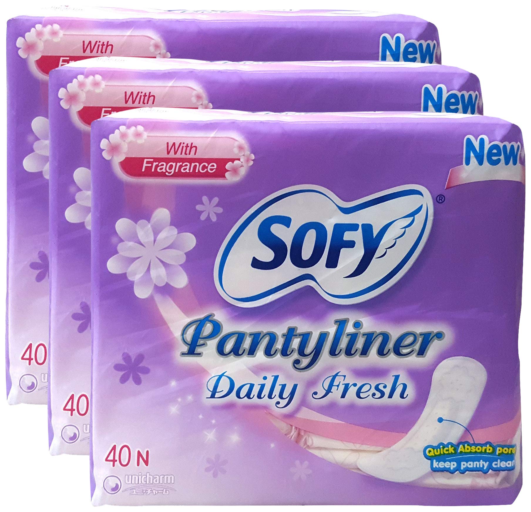 Sofy Big Bazaar Combo -Panty Liner - Daily Fresh, 40N (Buy 2 Get 1, 3 Pieces) Promo Pack (B07K8LWG8X) Amazon Price History, Amazon Price Tracker