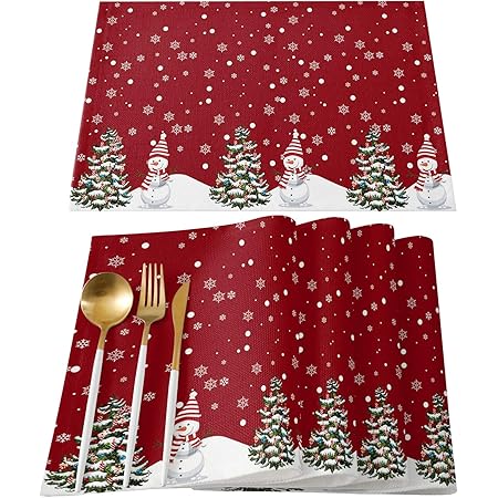 individuales navideños elegantes