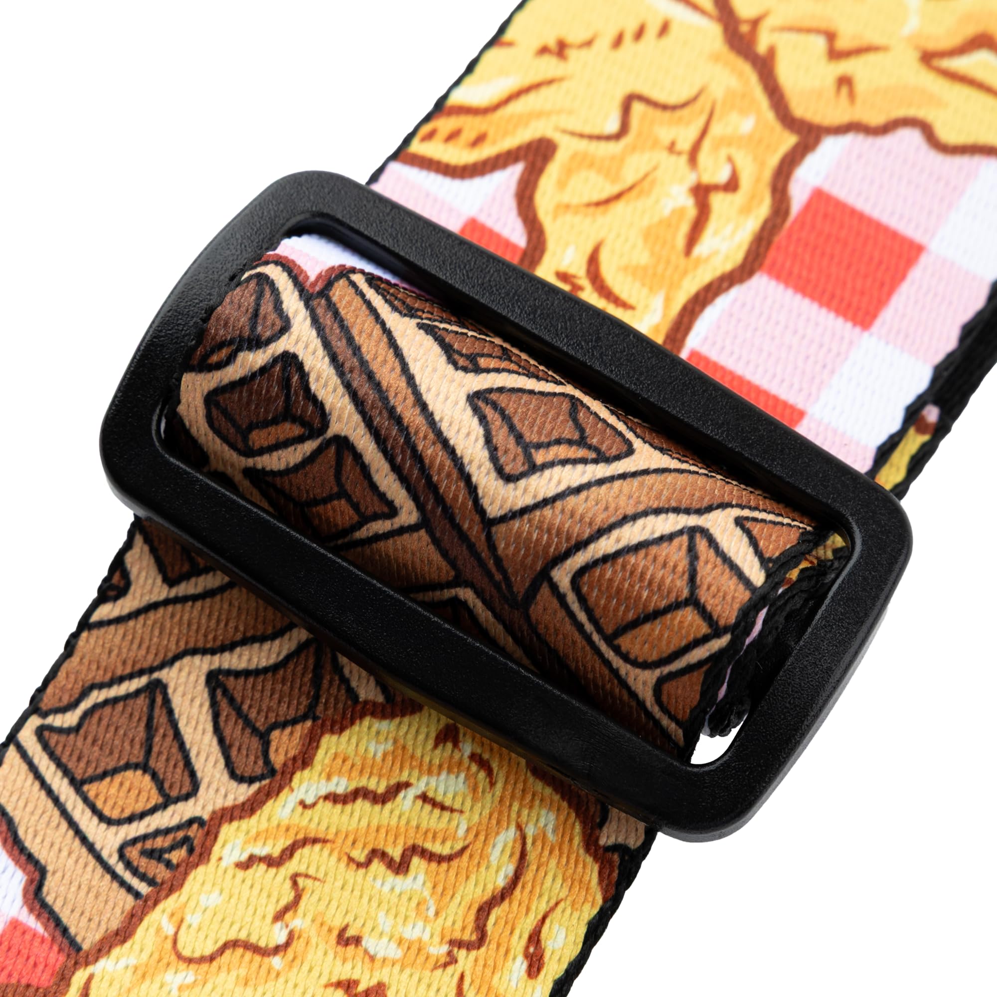 Levy's Tracolla per Chitarra, Larghezza 5,1 cm, in Poliestere, con Motivo Cyber Cat Unisex-Adulto