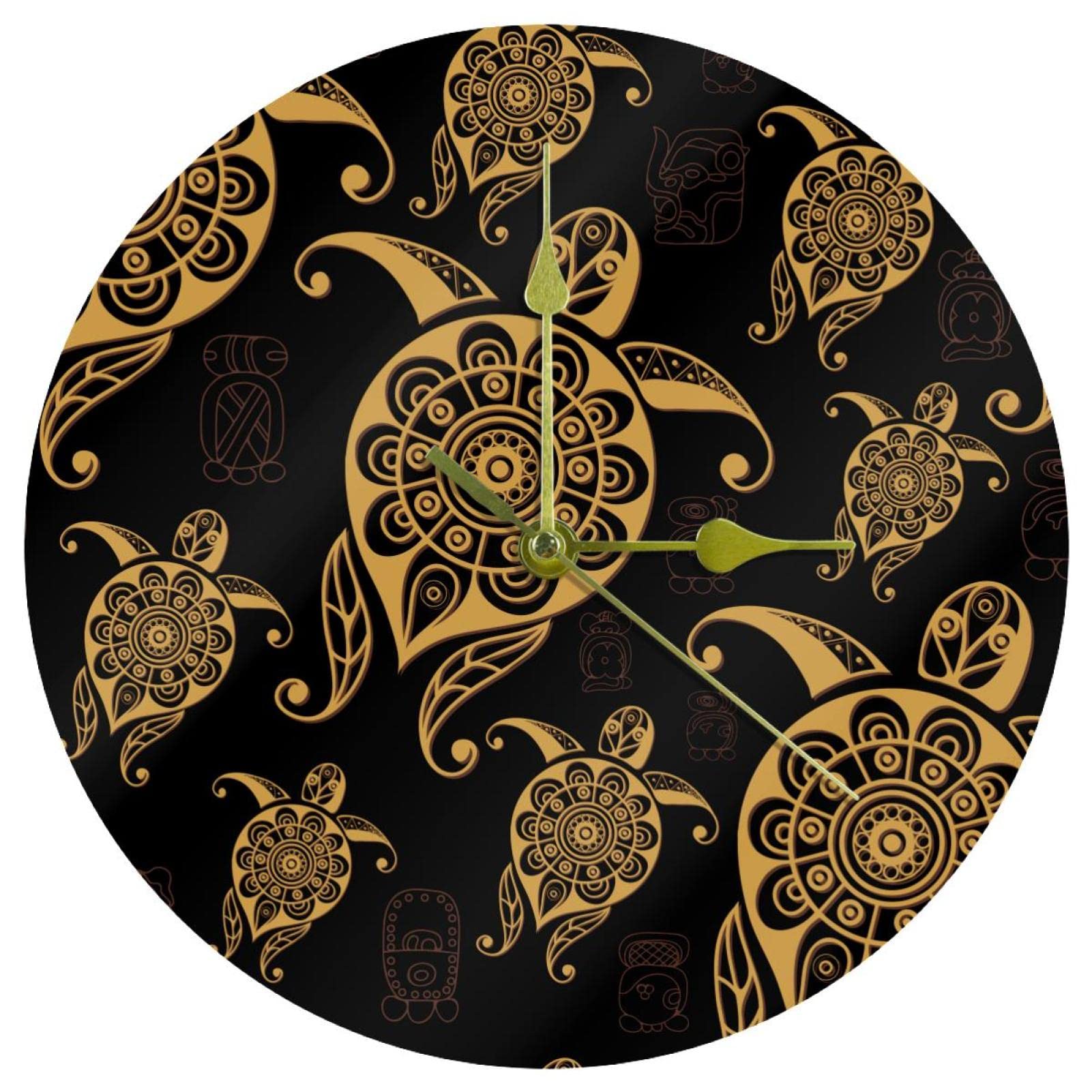 Horloge murale bohème de 24 cm pour créer une ambiance zen dans votre salon