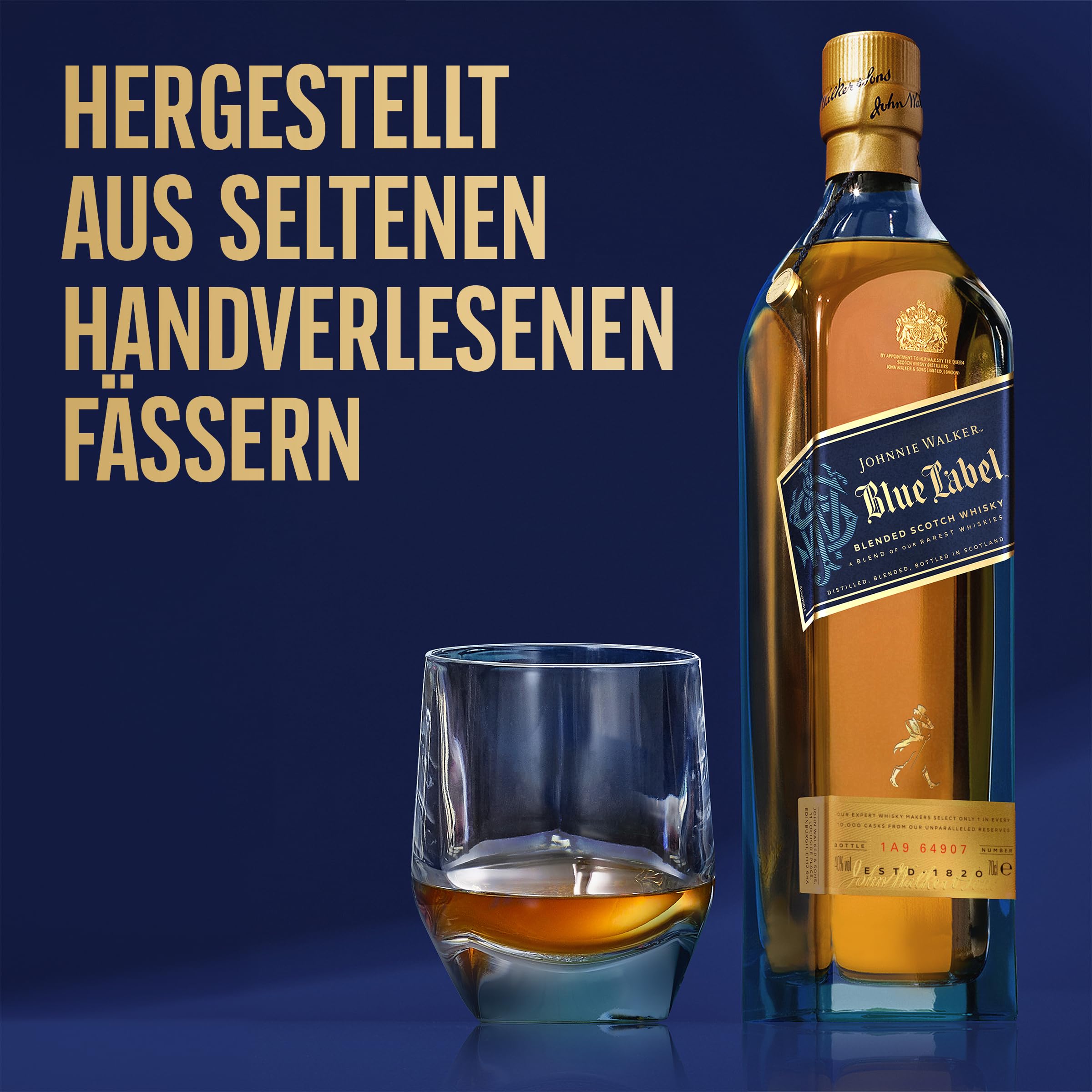 Johnnie Walker Blue Label Blended Scotch Whisky 40% vol 700ml