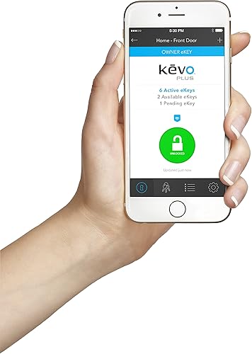 Miniatura 10 de Cerrojo inteligente con conexión Bluetooth "Toca para abrir" (2da generación) Kwikset Kevo, 925 KEVO2 DB 15