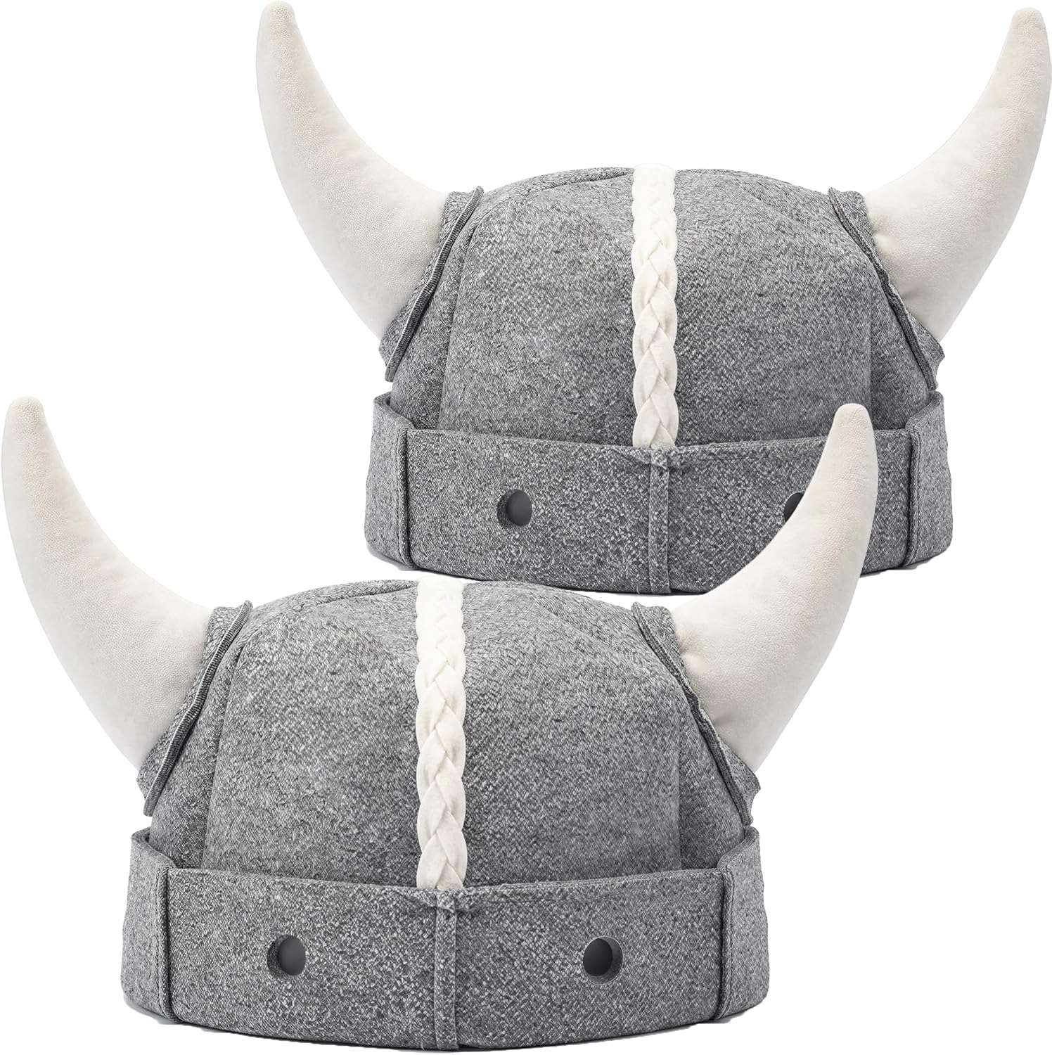 Sauna Ha t Viking Style for Men and Women, One Size Fits All, Handmade (Gray-2 Pack)