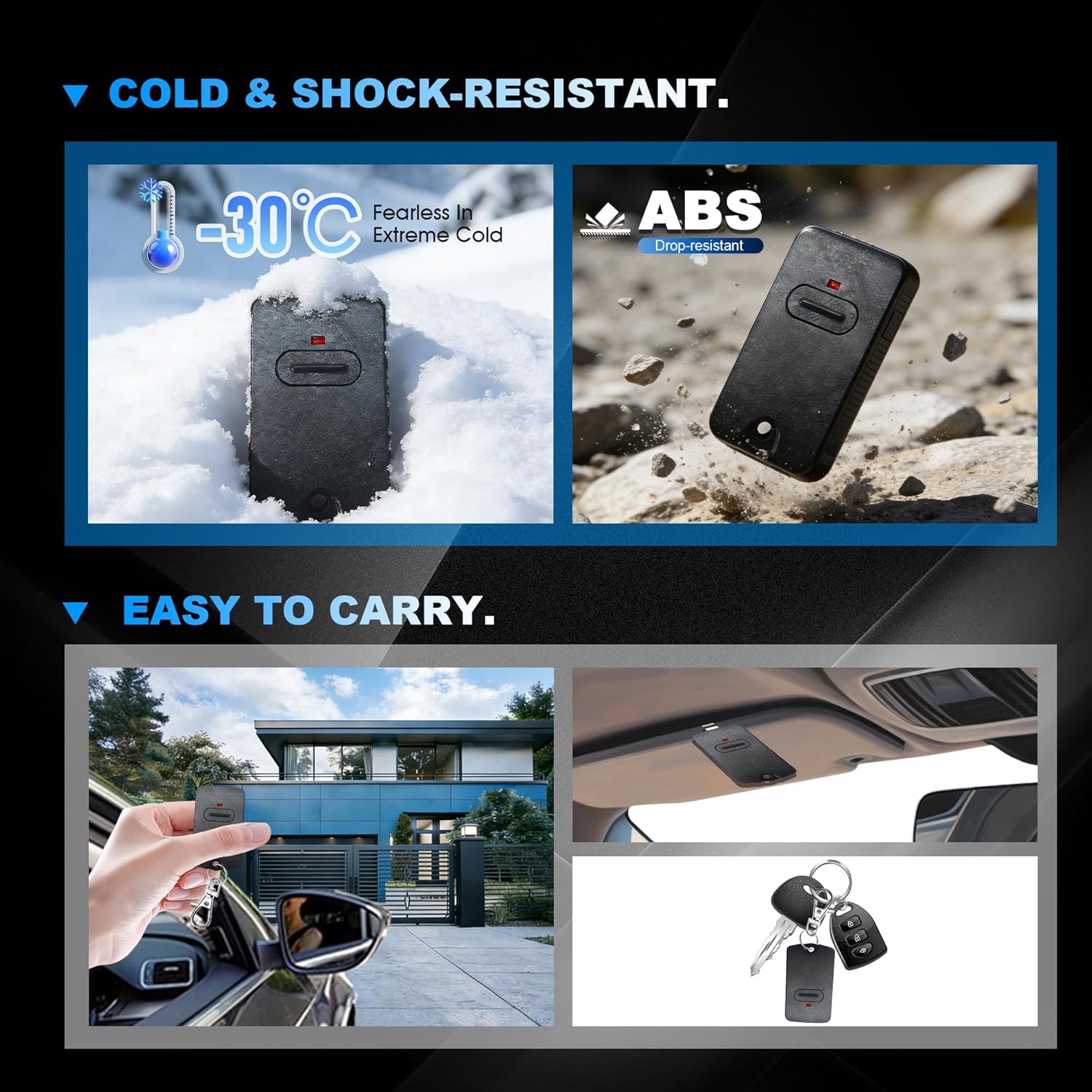 4 for Mighty Mule GTO Gate Opener Remote FM135 MMT103 RB741【10 Year Warranty】