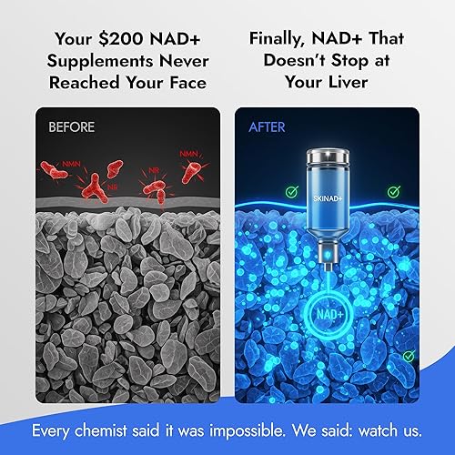 Miniatura 3 de SKINAD+ NAD+ Suero para rostro con NAD+ estabilizado, glutatión, CoQ10 y niacinamida