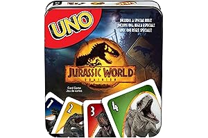 UNO Jurassic World Dominion: A Wild Card Game for 2-10 Players