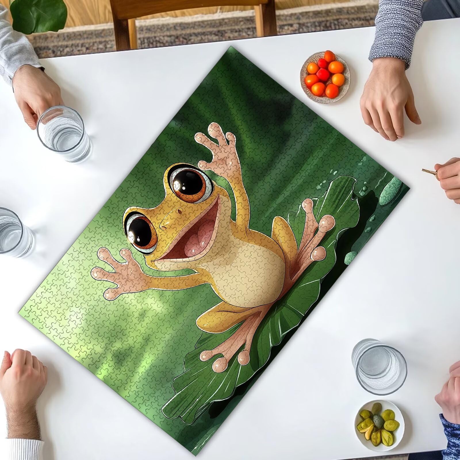 Puzzle 1500 Piezas, Puzzle Rana con Caja para Adultos, DIY Animal Rompecabezas Madera para Adultos, 1500 Piezas Rompecabezas Desafiante, para Decoracion Hogar, Regalo Mujer, Regalo Hombres, -1626