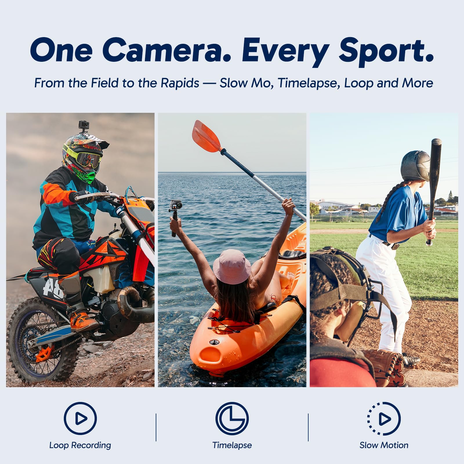 AKASO Brave 4 Pro Action Cam 4K 40M con Scheda di Memoria U3 da 64GB, Videocamera 20MP WiFi 170° Grandangolare Doppio Schermo EIS Stabilizzazione, Touch Screen, 5x Zoom | Videocamera 20MP WiFi, Grandangolare 170°, EIS, Touch Screen, Zoom 5×, 2 Batterie da