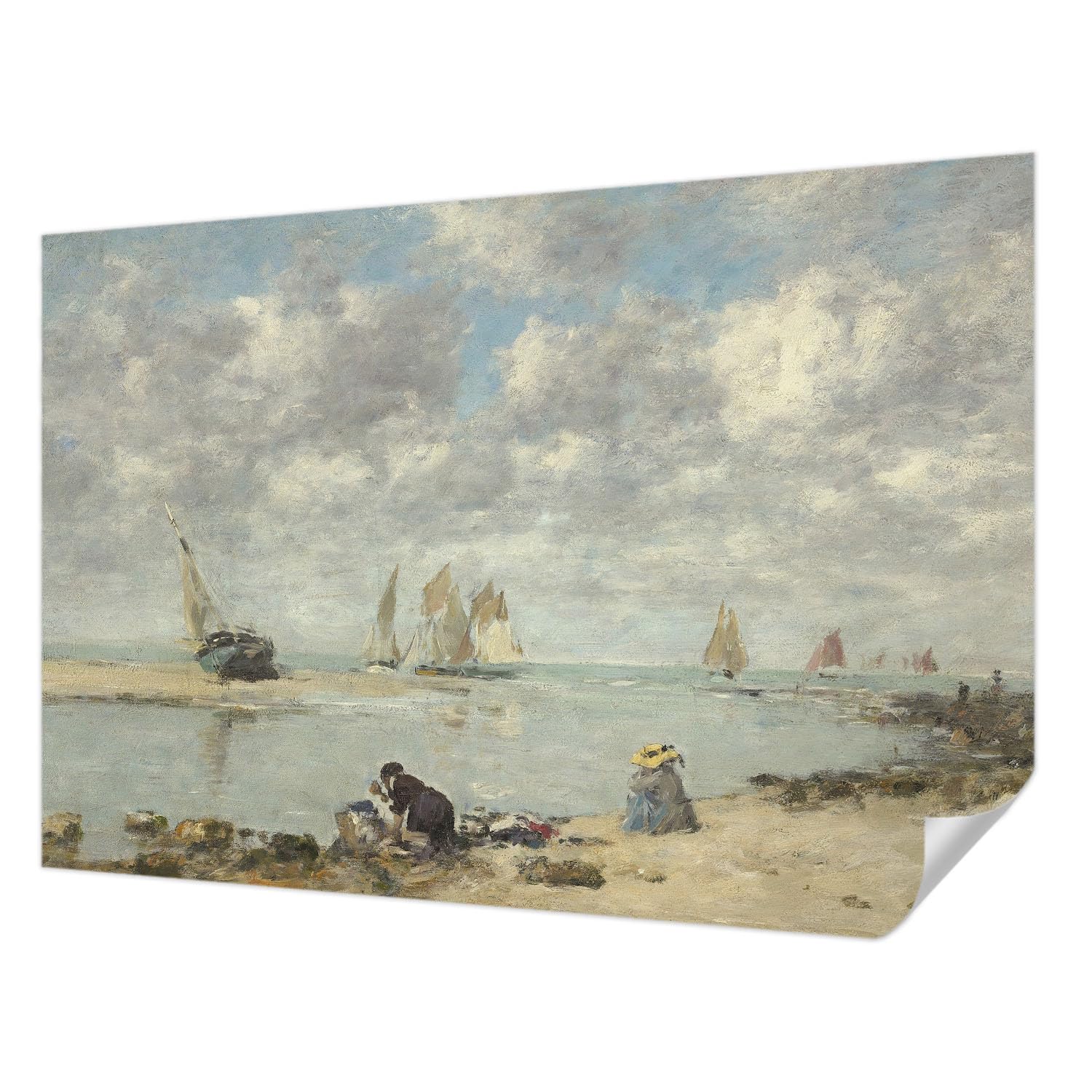 Décor mural adhésif paysages marins pour chambre à coucher et salon