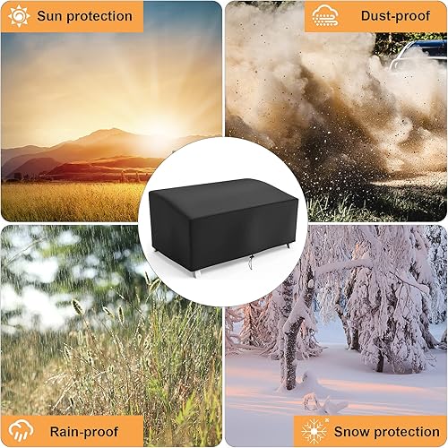 Miniatura 3 de Cubierta de parrilla para parrilla Cuisinart CGG-306, cubierta de parrilla portátil para parrilla Pit Boss 75275 de acero inoxidable de dos