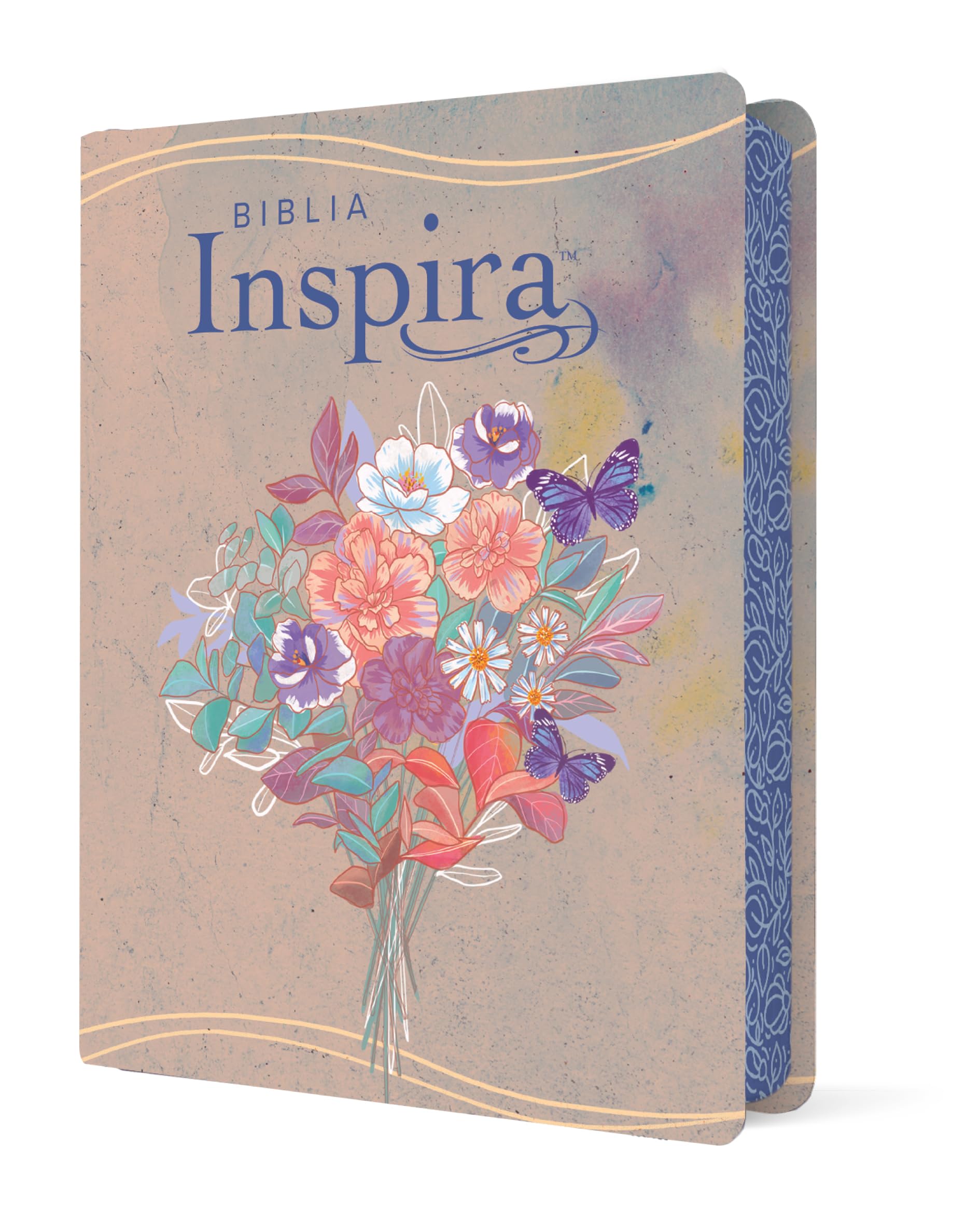 Biblia Inspira NTV con Filament (SentiPiel, Acuarela rosa) (Spanish Edition)