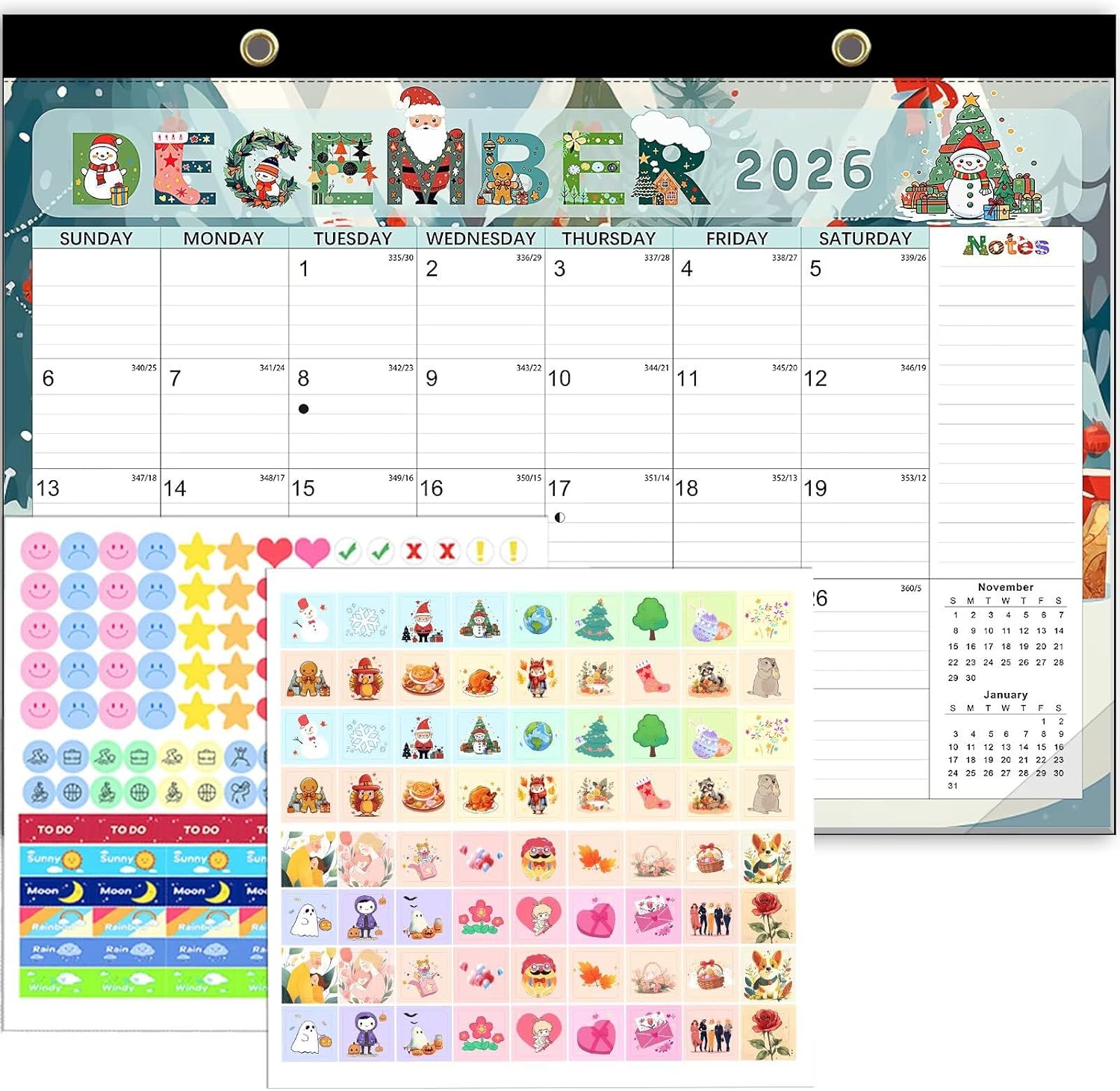 Plan Your Year: The Colorful 2026 Desk Calendar You'll Love!